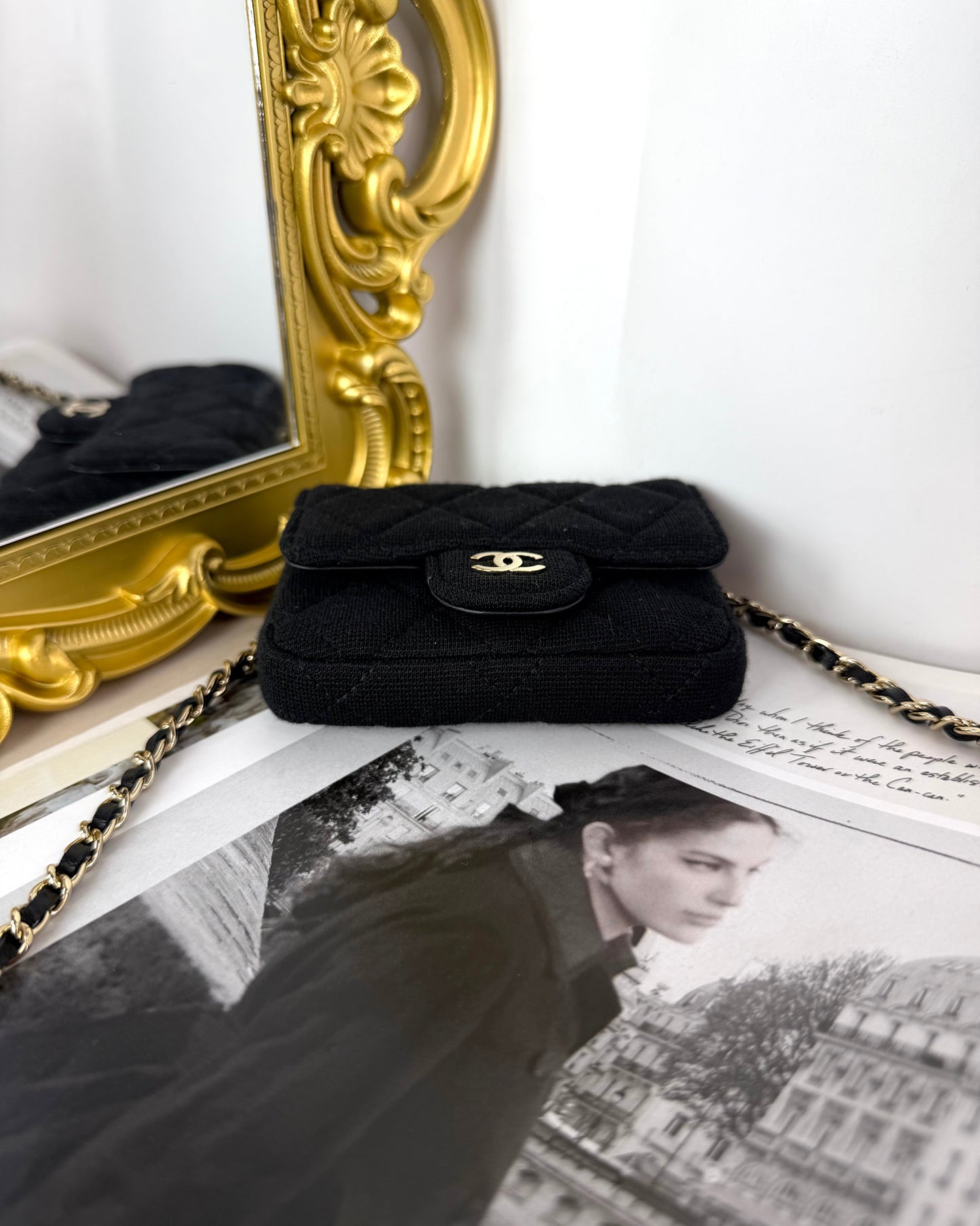 Mini Classic Jersey Flap Belt Bag