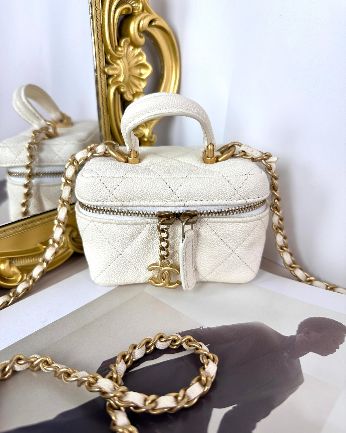 Mini Top Handle Vanity Case