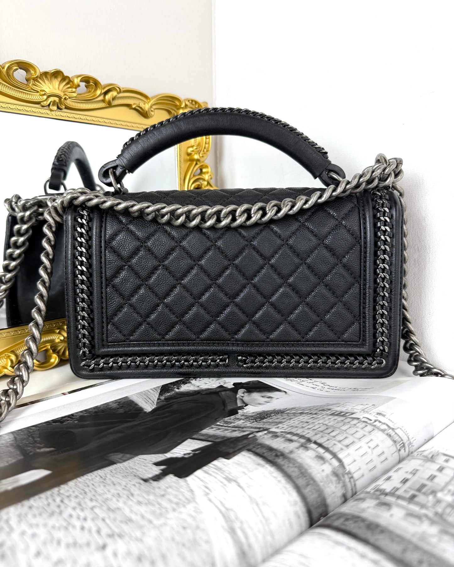 Boy Chanel With Top Handle
