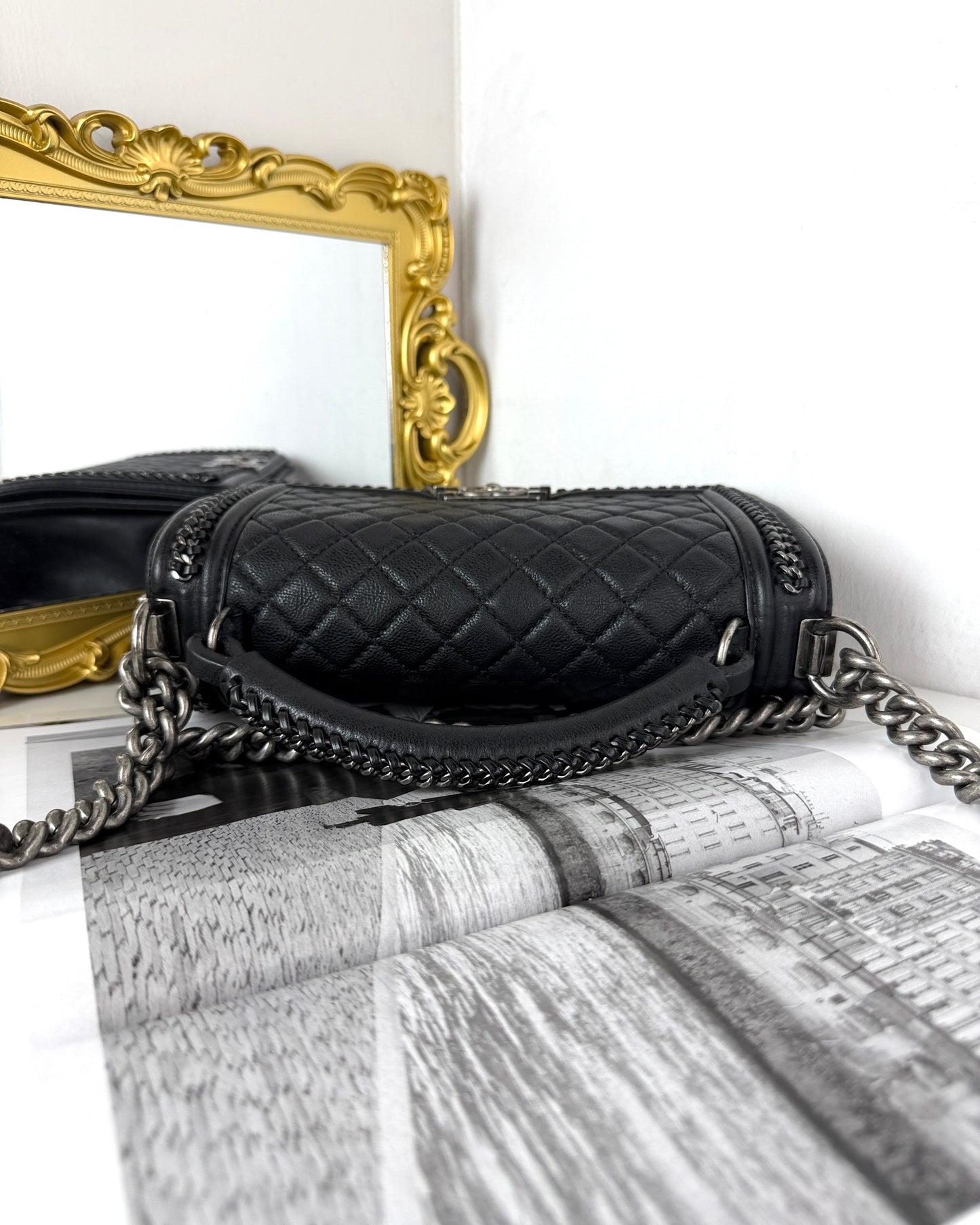 Boy Chanel With Top Handle