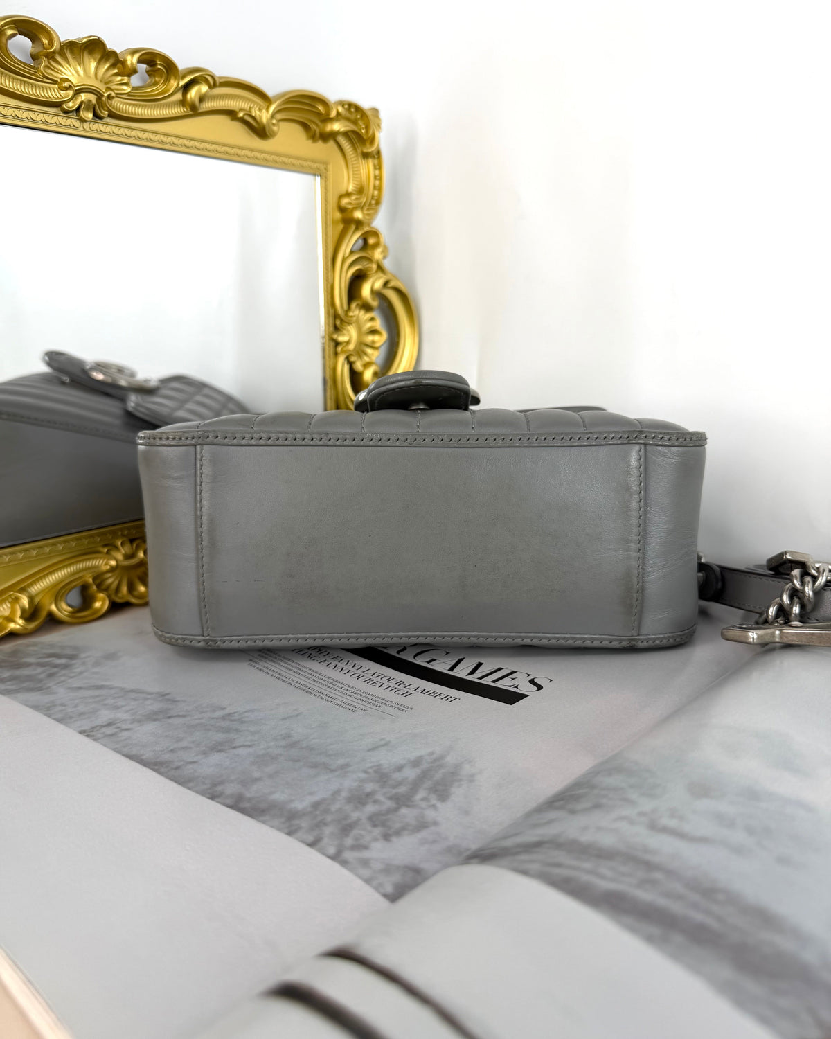 GG Marmont Mini Top Handle Bag