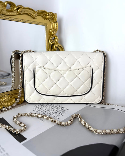 Small Flap Bag with Chain