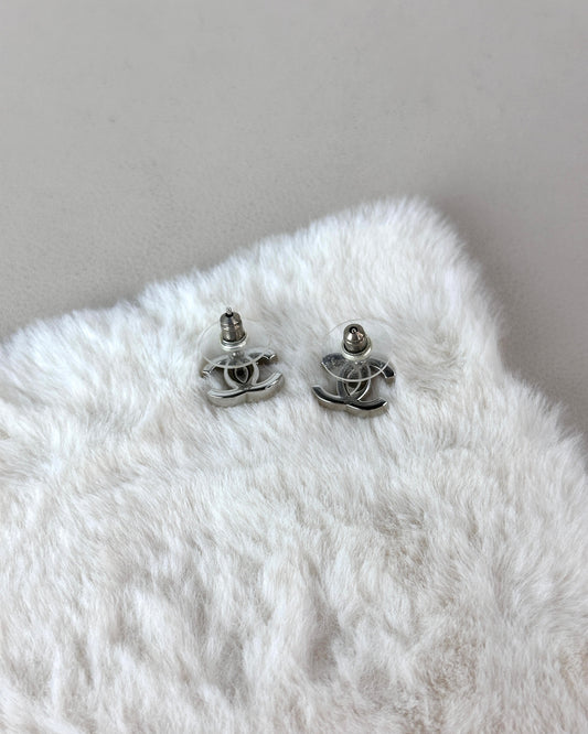 Classic CC Rhinestone Stud Earrings