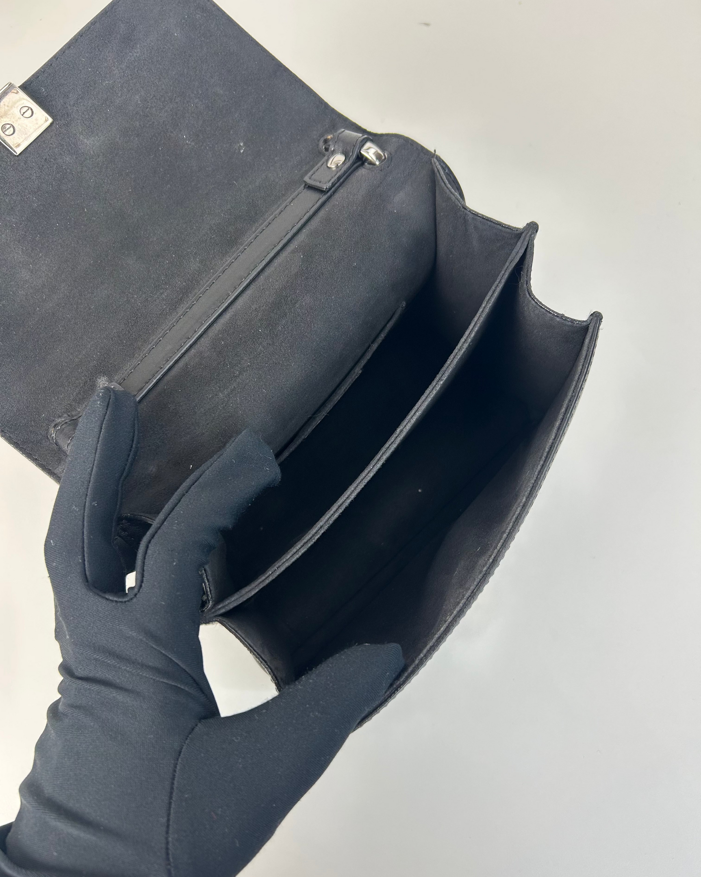 Small Kan I Studded Logo Bag
