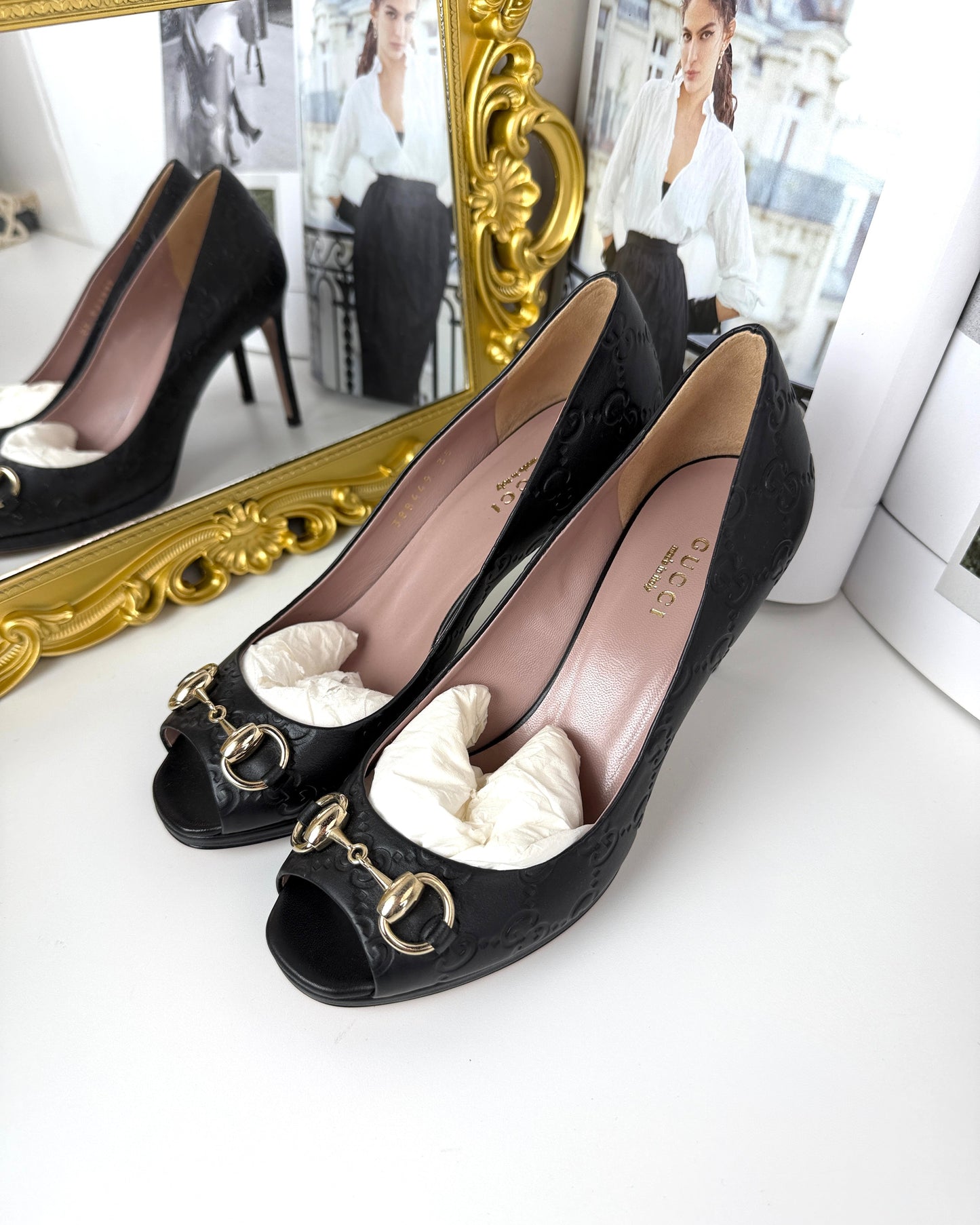 Hollywood Peep Toe Pumps