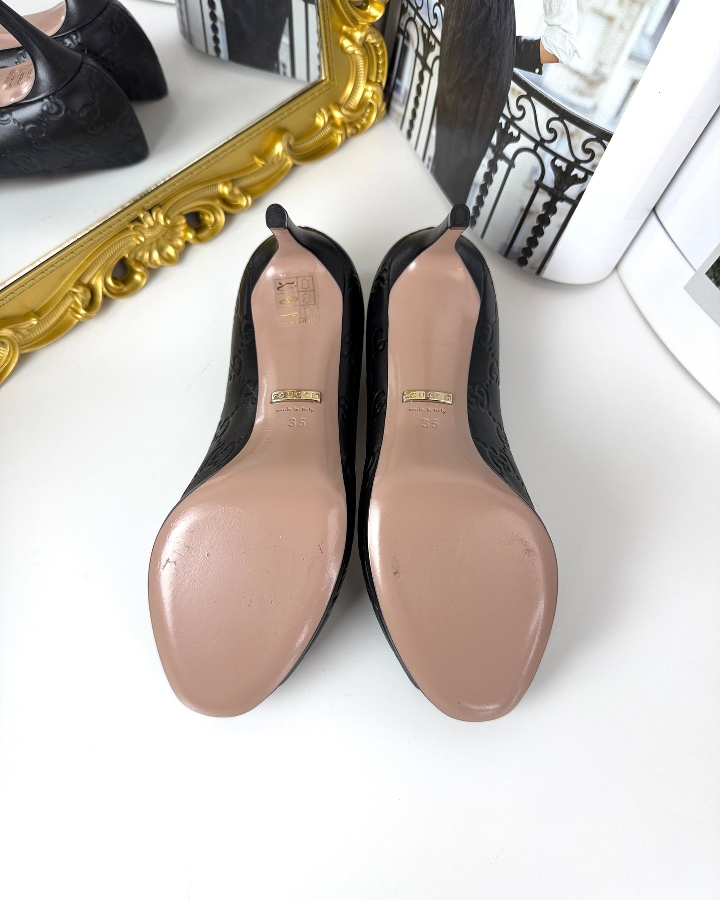 Hollywood Peep Toe Pumps