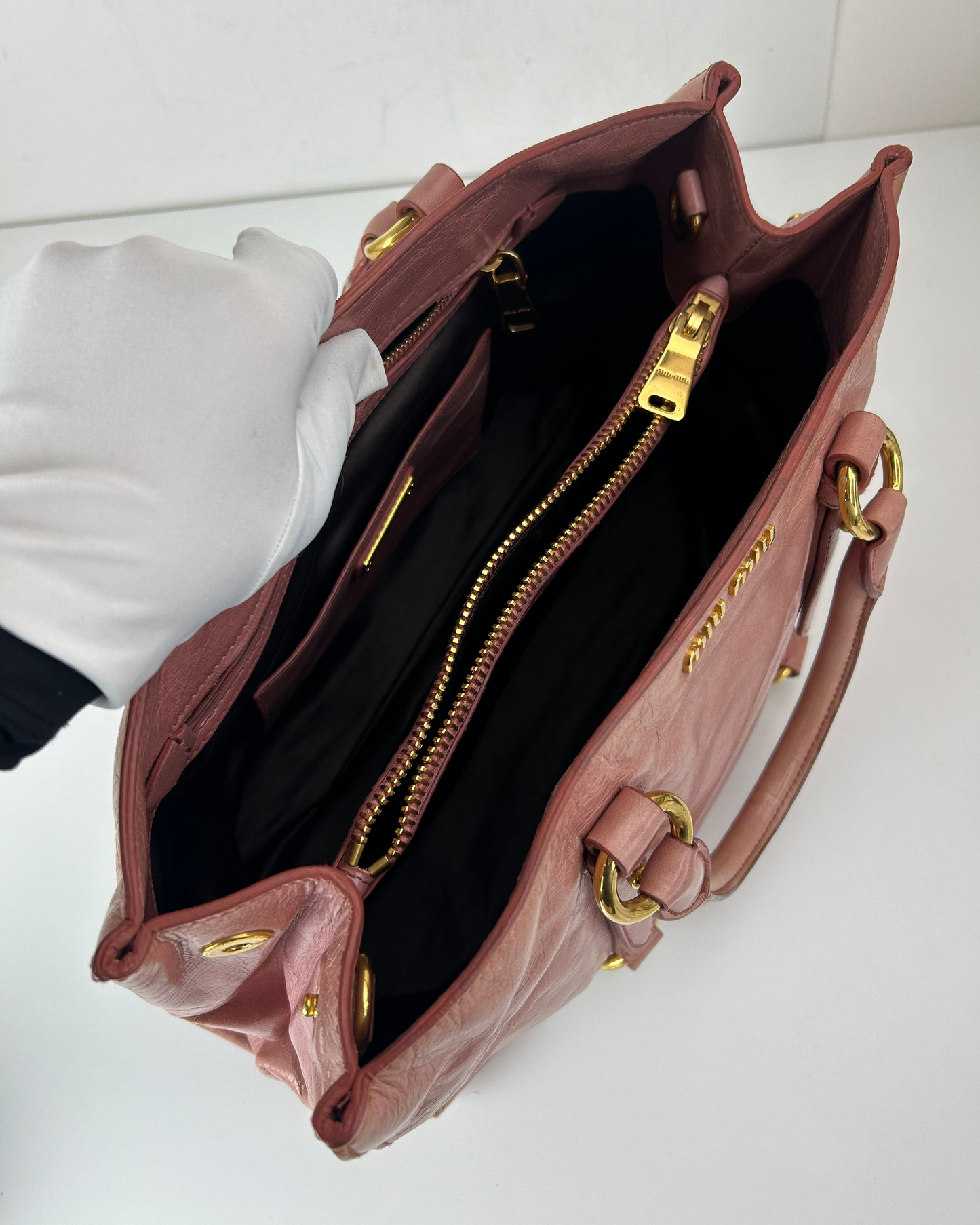 Vitello Shine Leather Tote