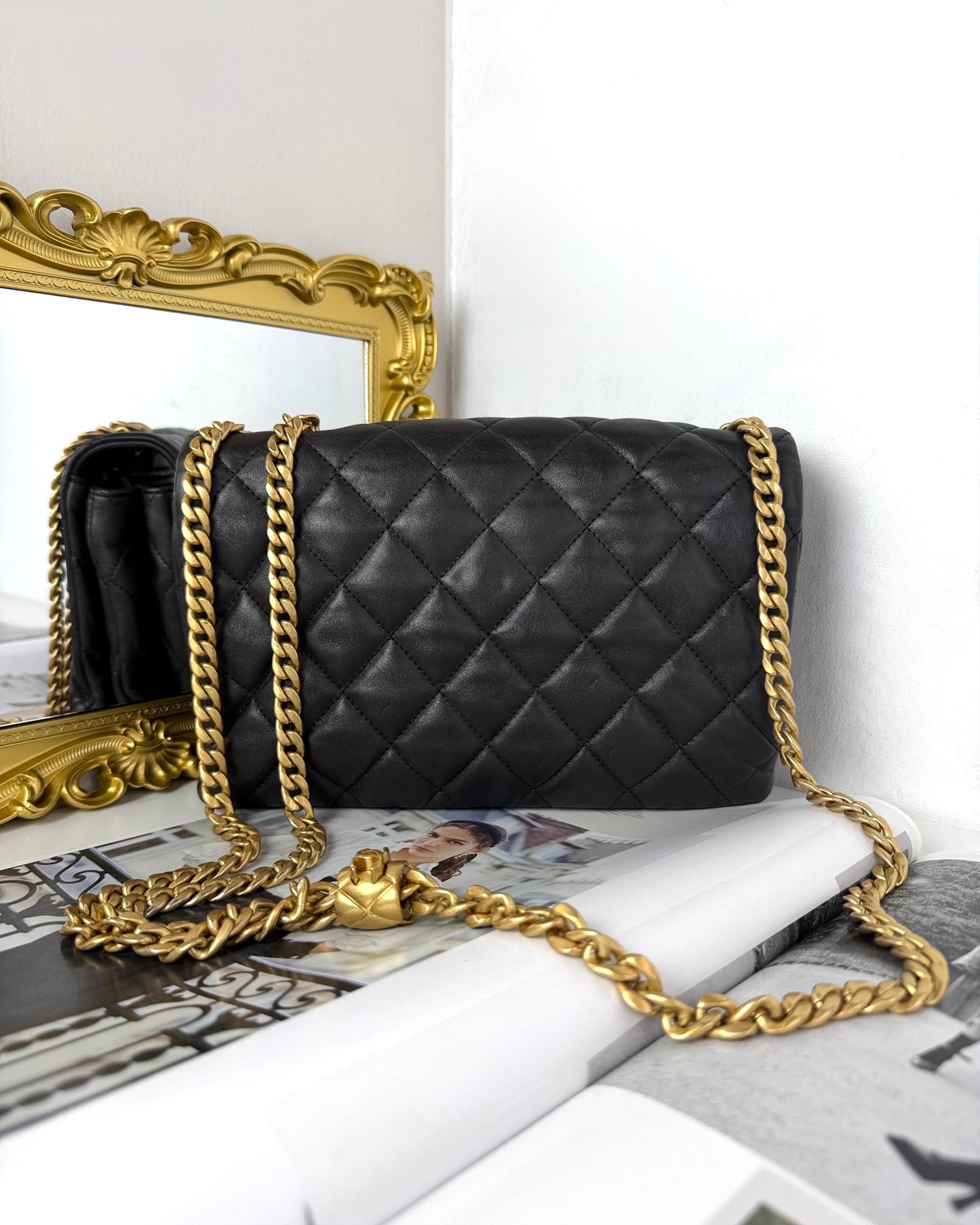 Pollow Crush Flap Bag2