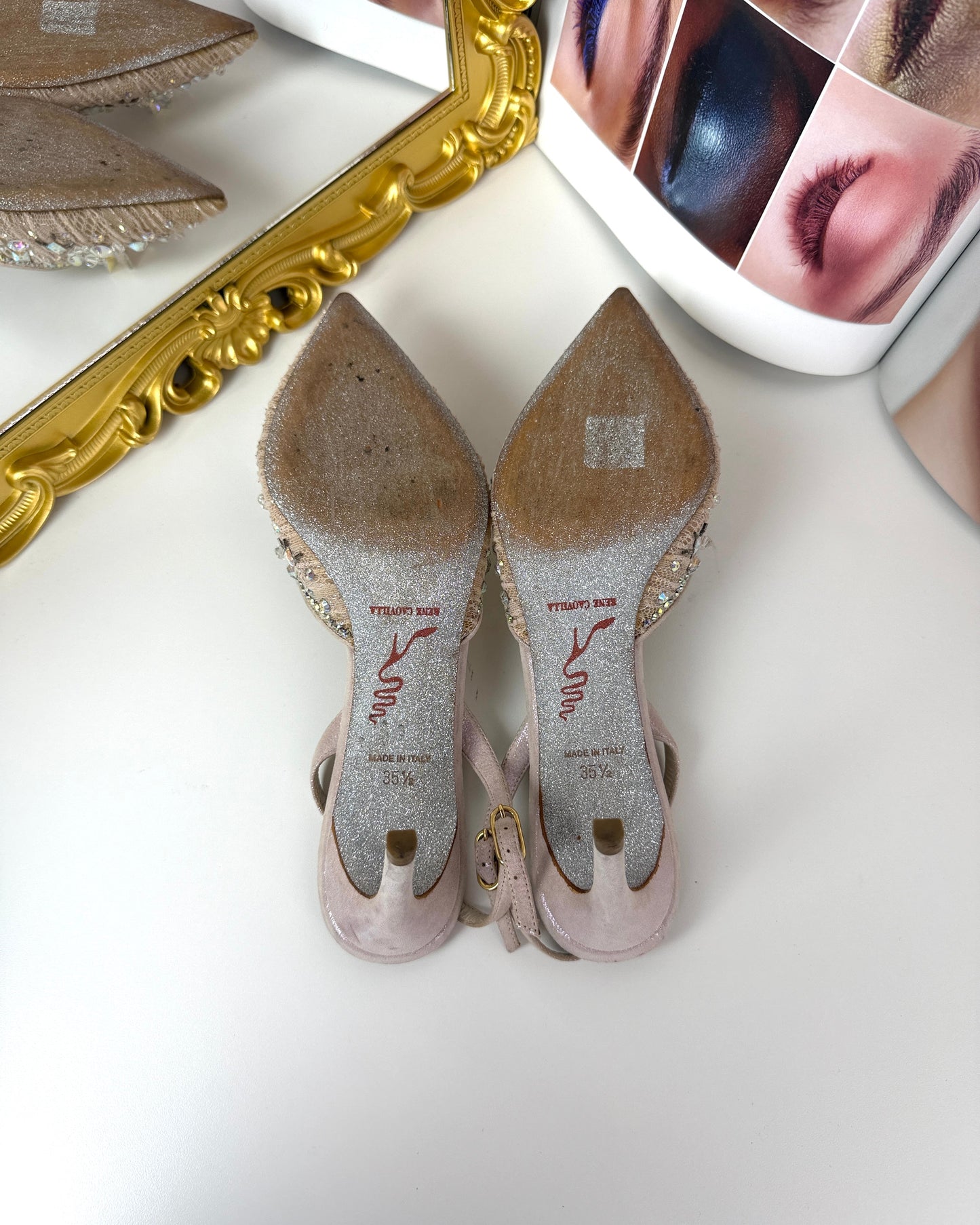 Chandelier Slingback Pumps