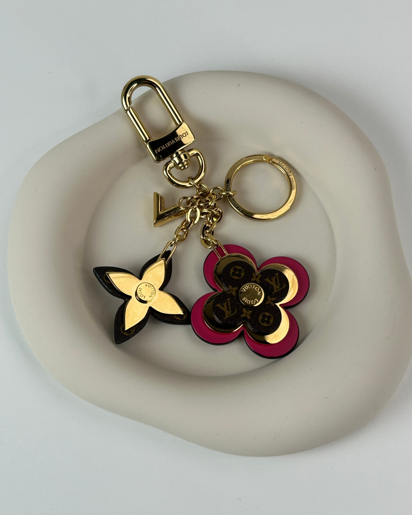 Blooming Flowers Bag Charm