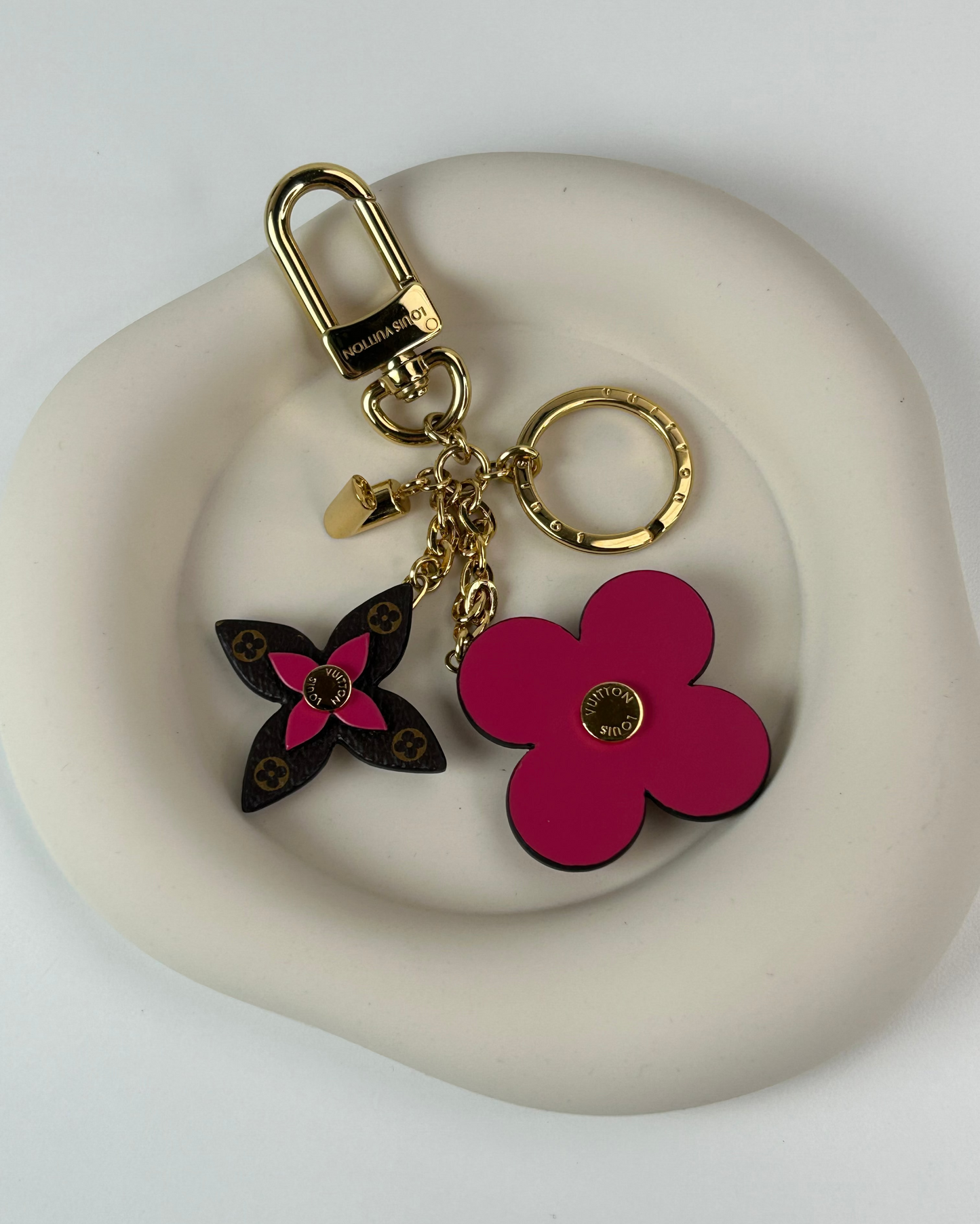 Blooming Flowers Bag Charm