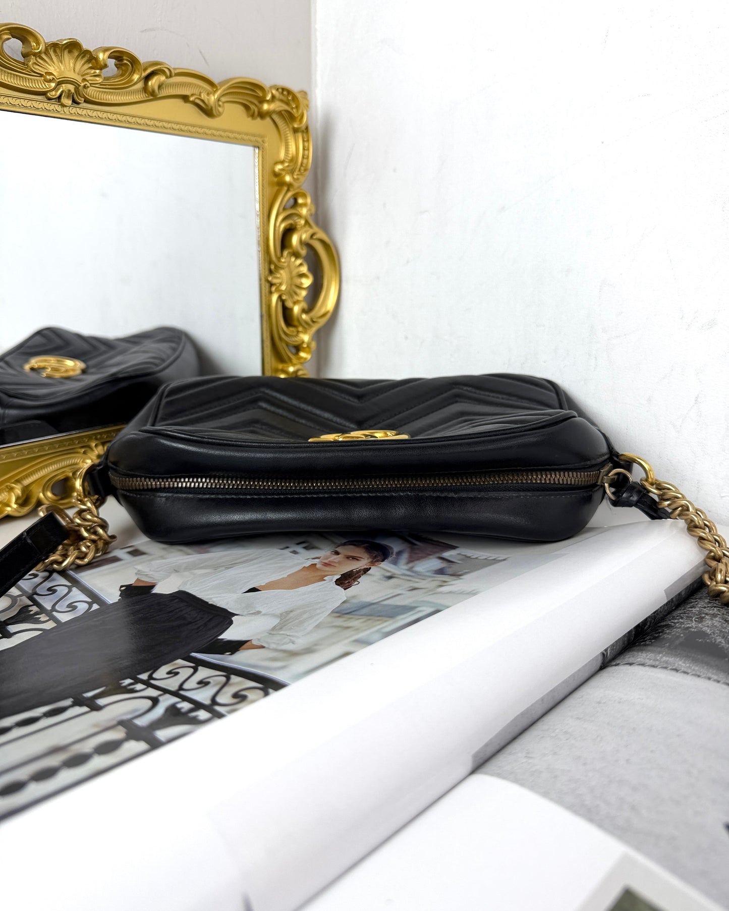 GG Marmont Matelassé Camera Bag