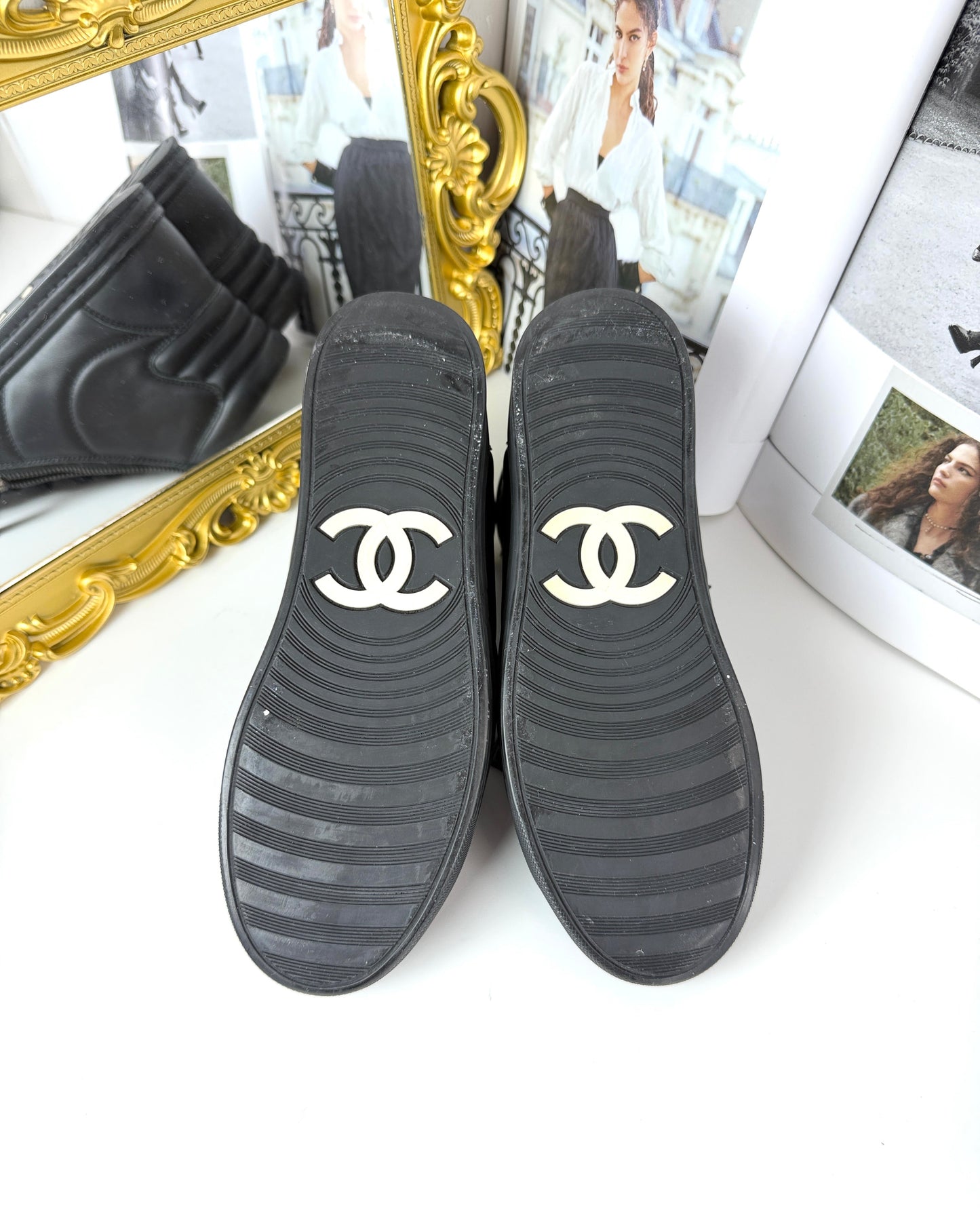 CC Double Zip High-Top Sneaker