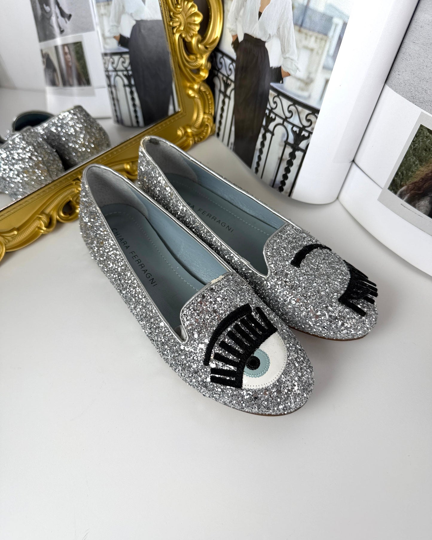 Flirting Glitter Loafers