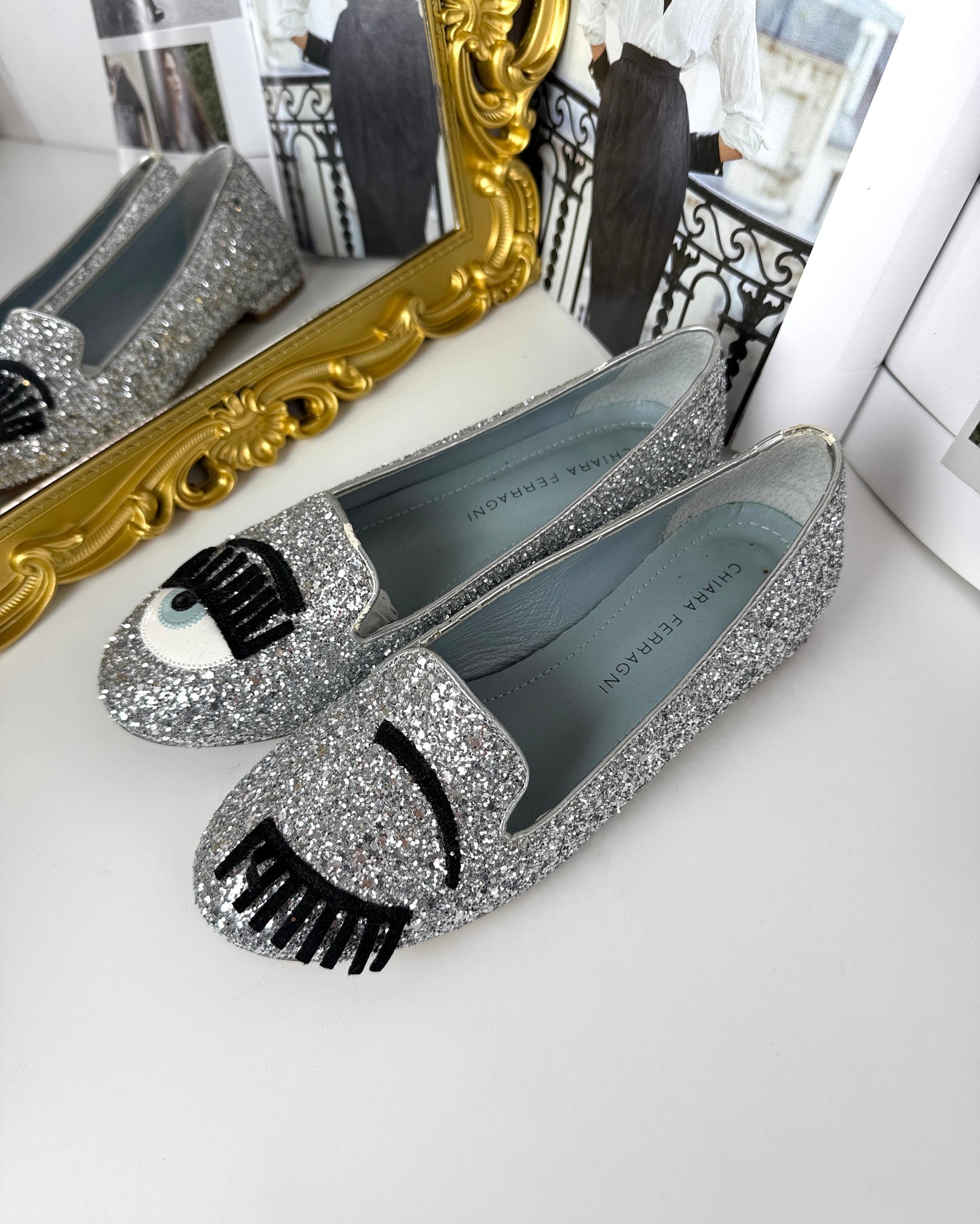 Flirting Glitter Loafers