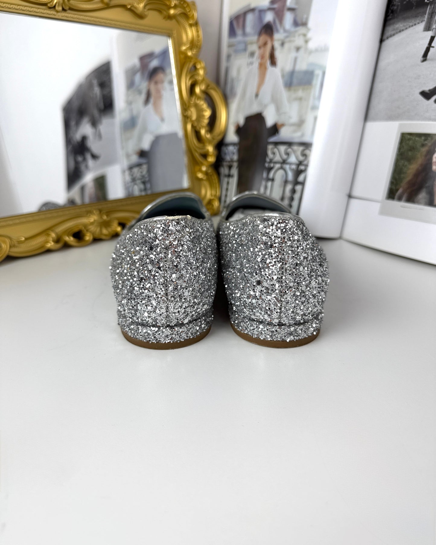 Flirting Glitter Loafers