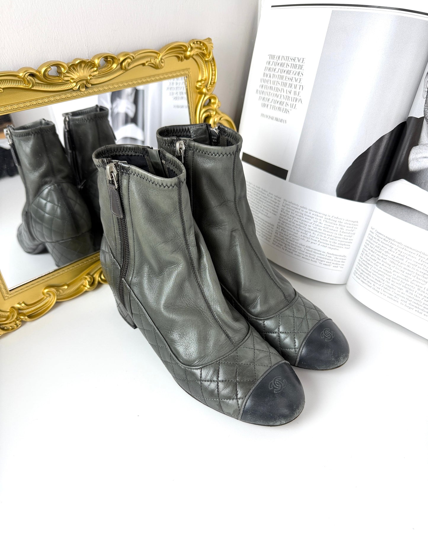 Matelassê Short Boots