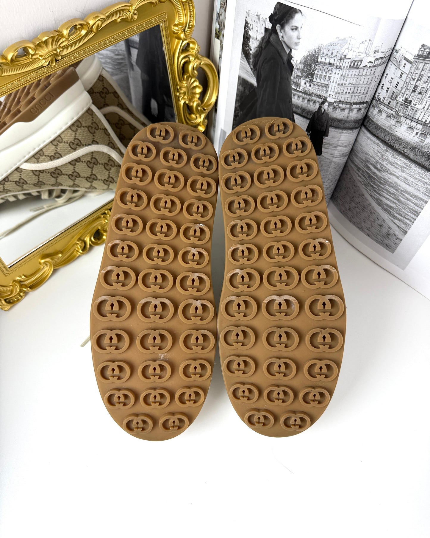 GG High-Top Canvas Sneaker