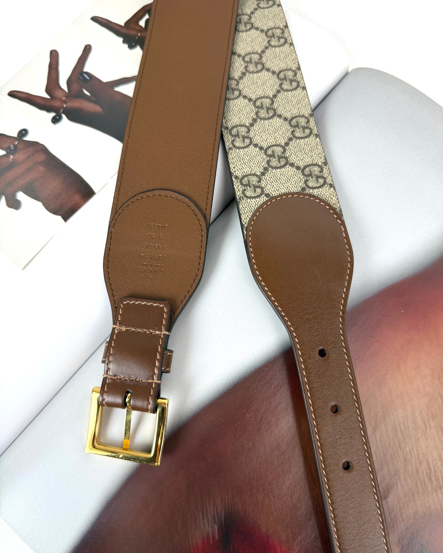 Leather Belt with Horsebit