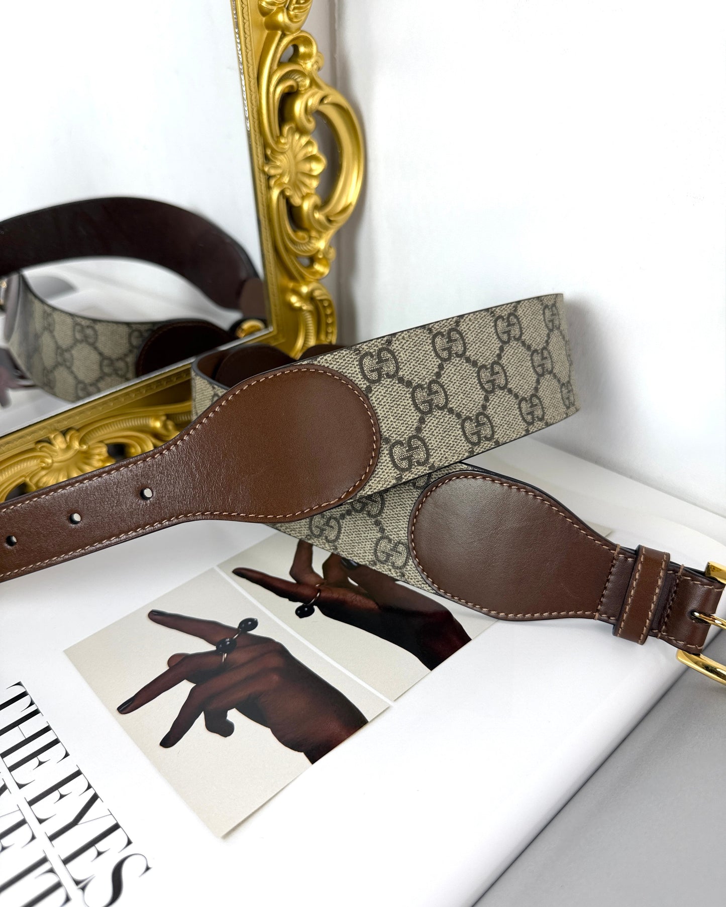 Leather Belt with Horsebit