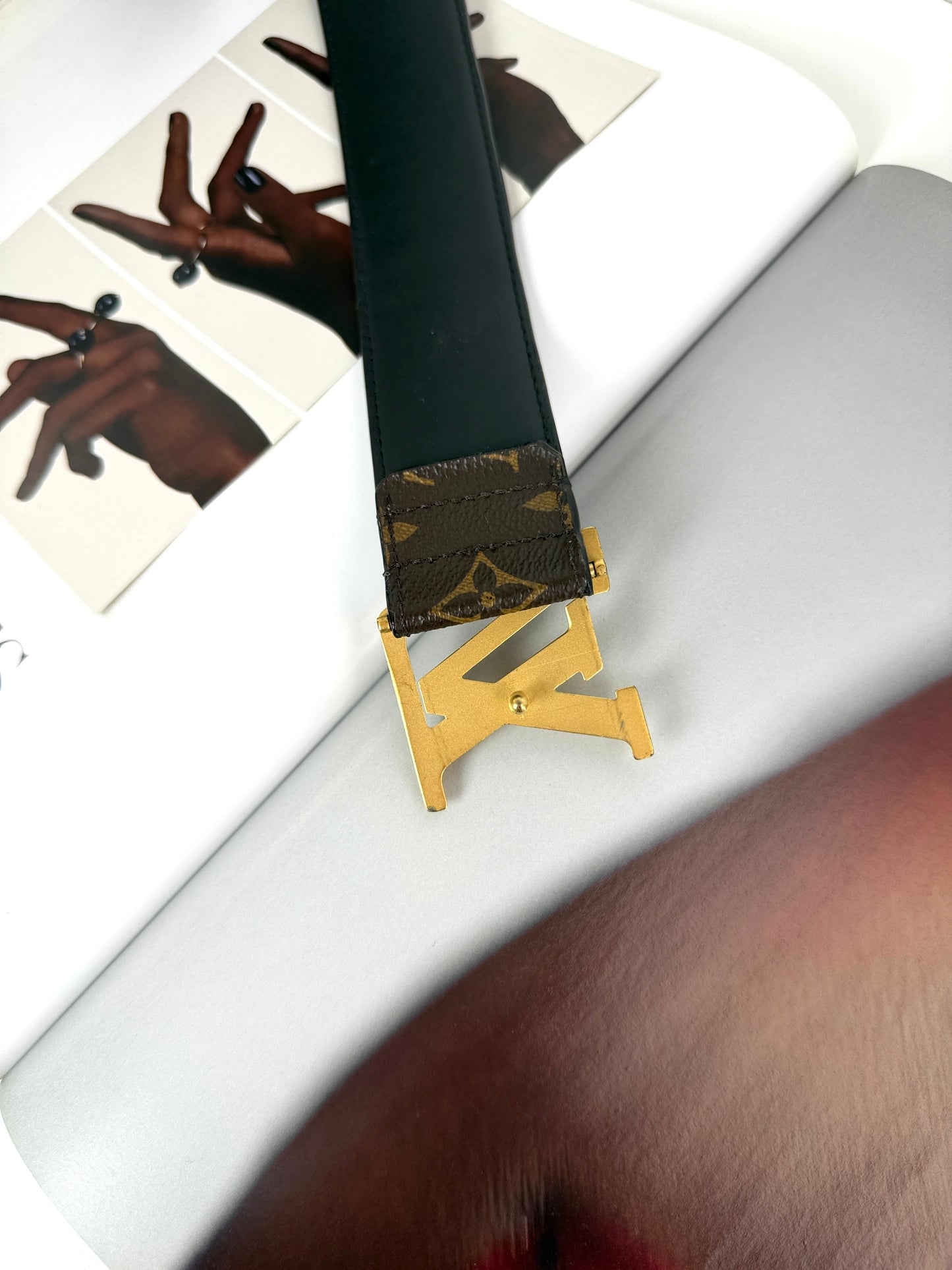 Initiales Reversible Belt