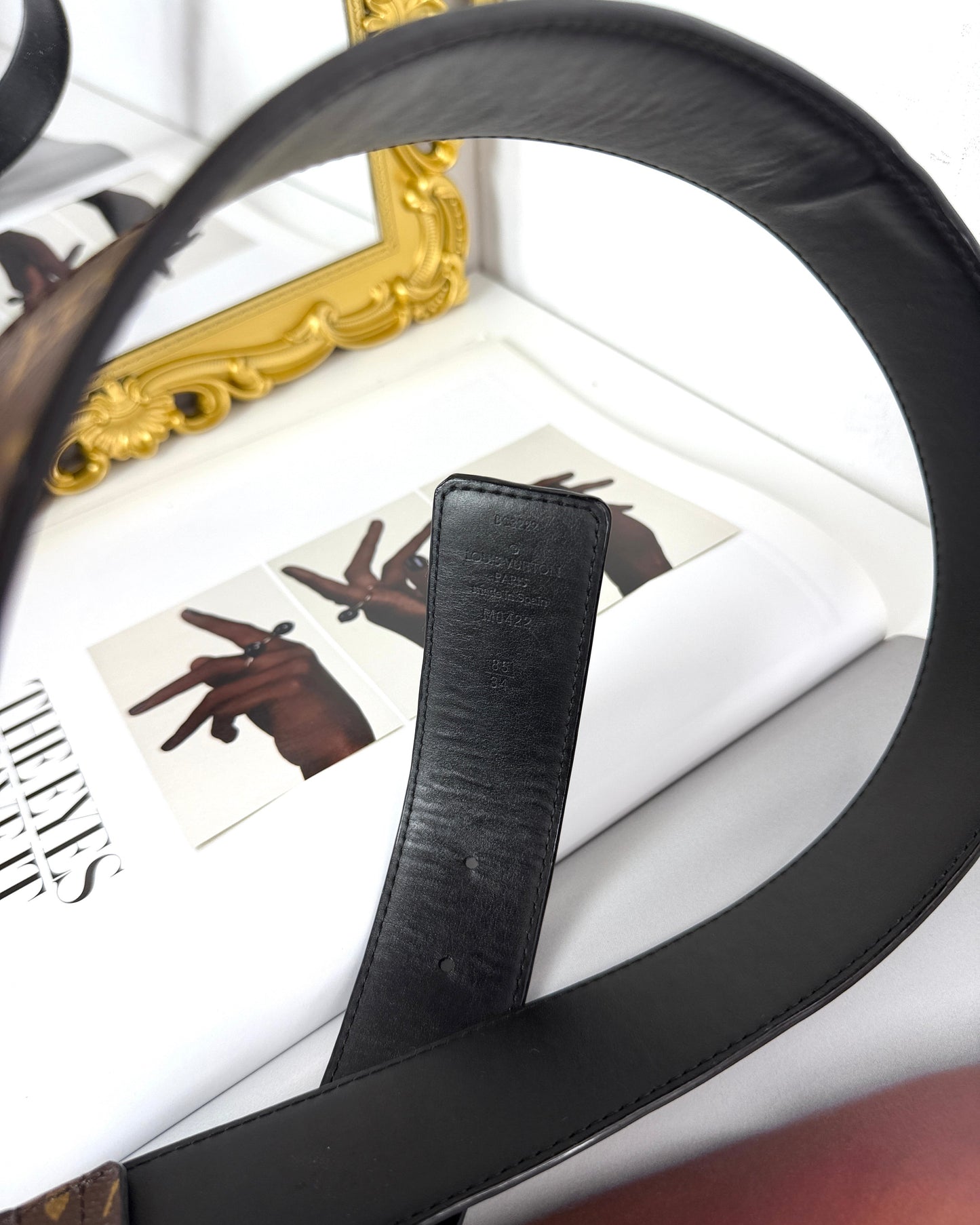 Initiales Reversible Belt