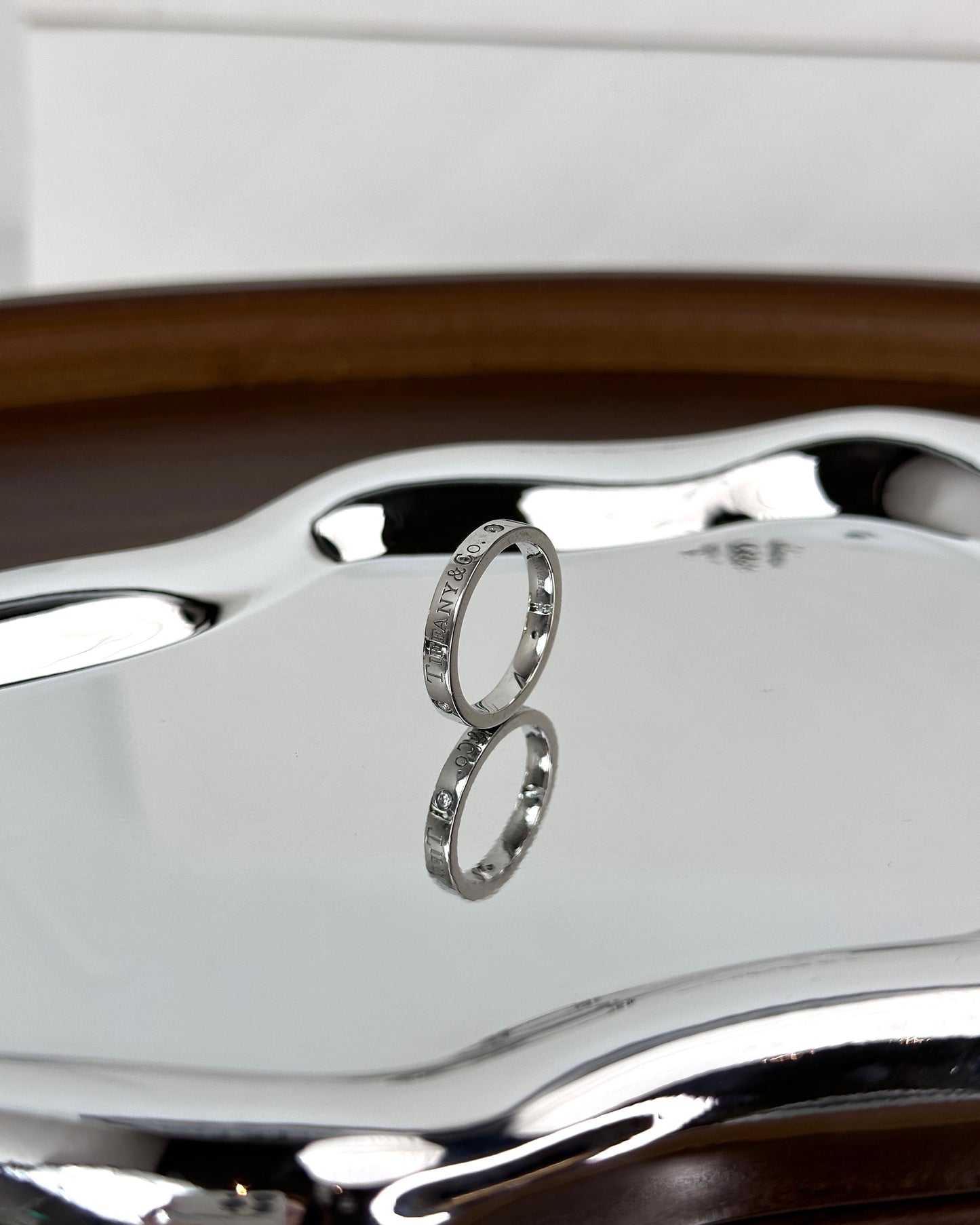 Band Ring with Diamonds