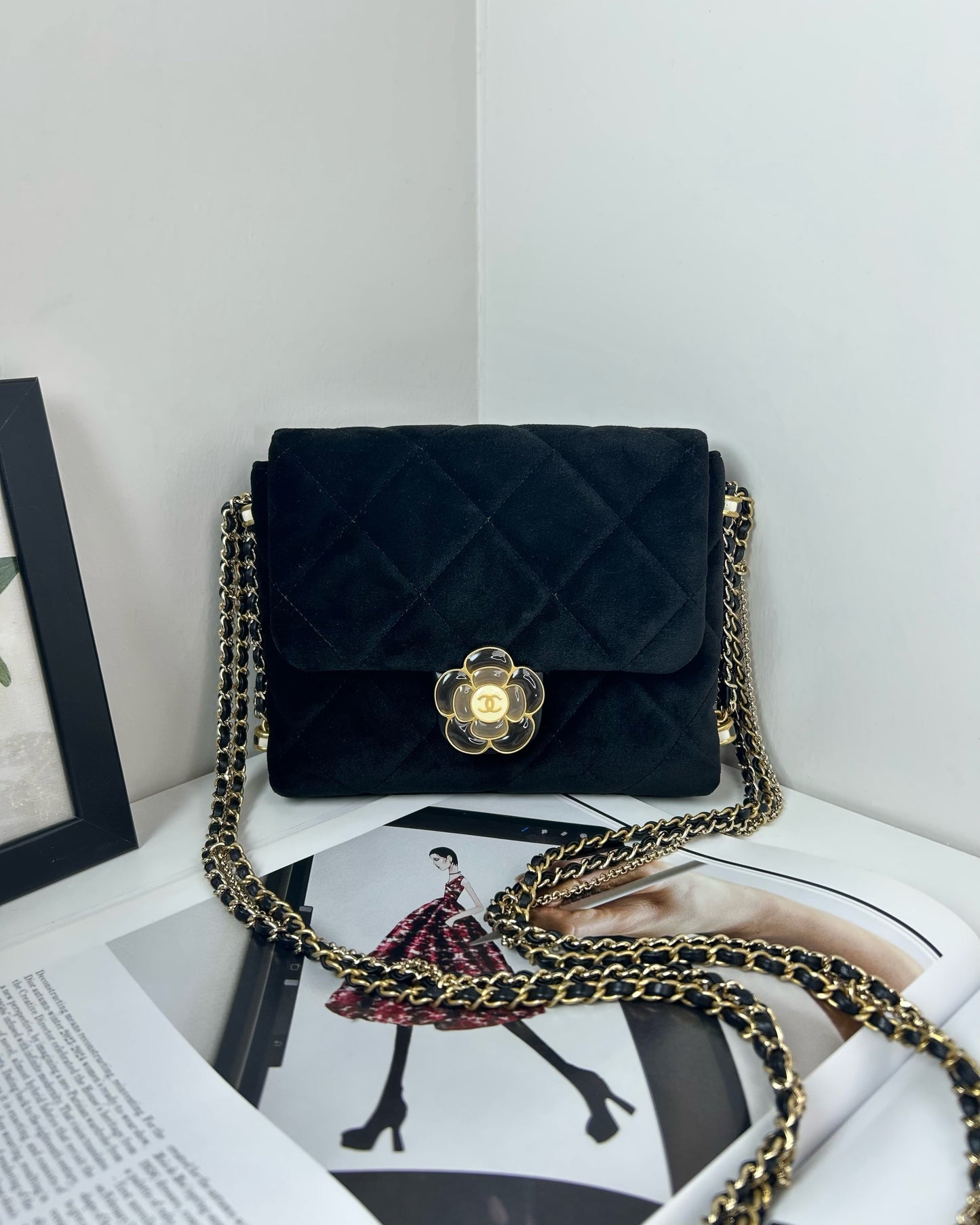 Camellia Mini Flap Bag