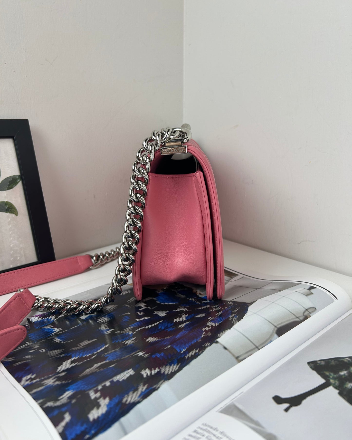 Chevron Medium Boy Bag