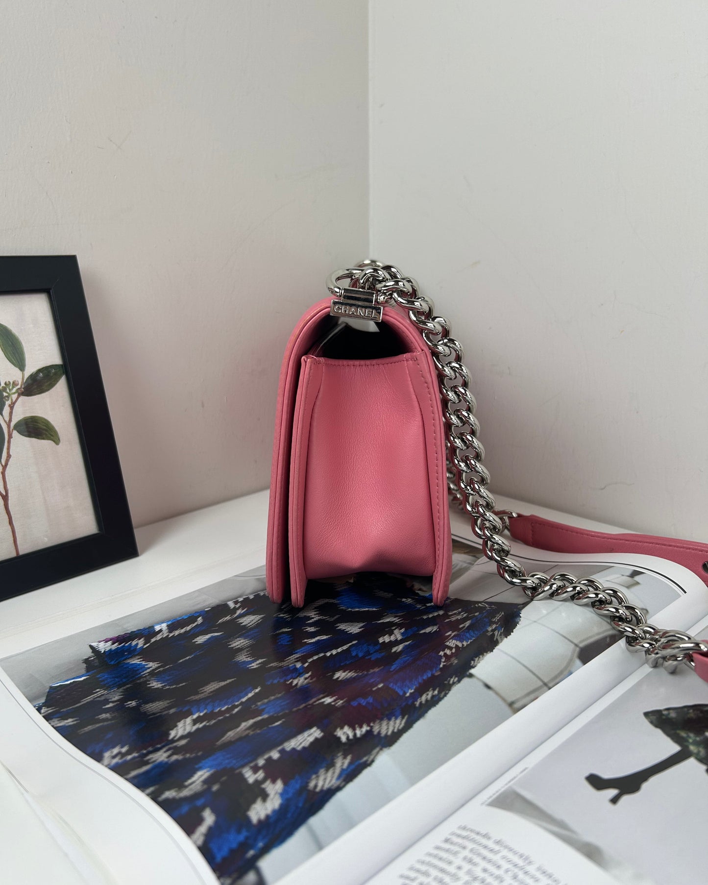 Chevron Medium Boy Bag