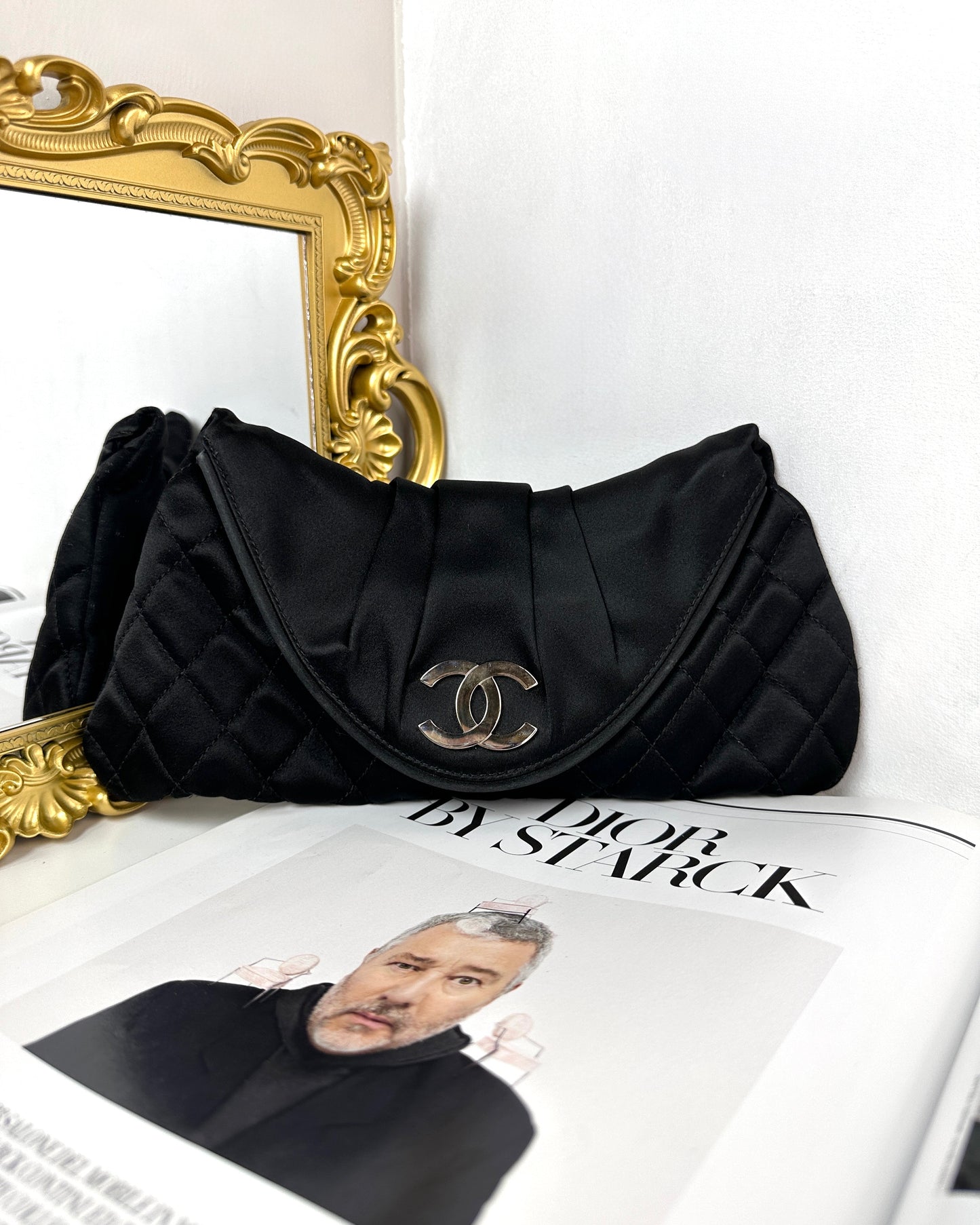Sstin Half Moon Clutch