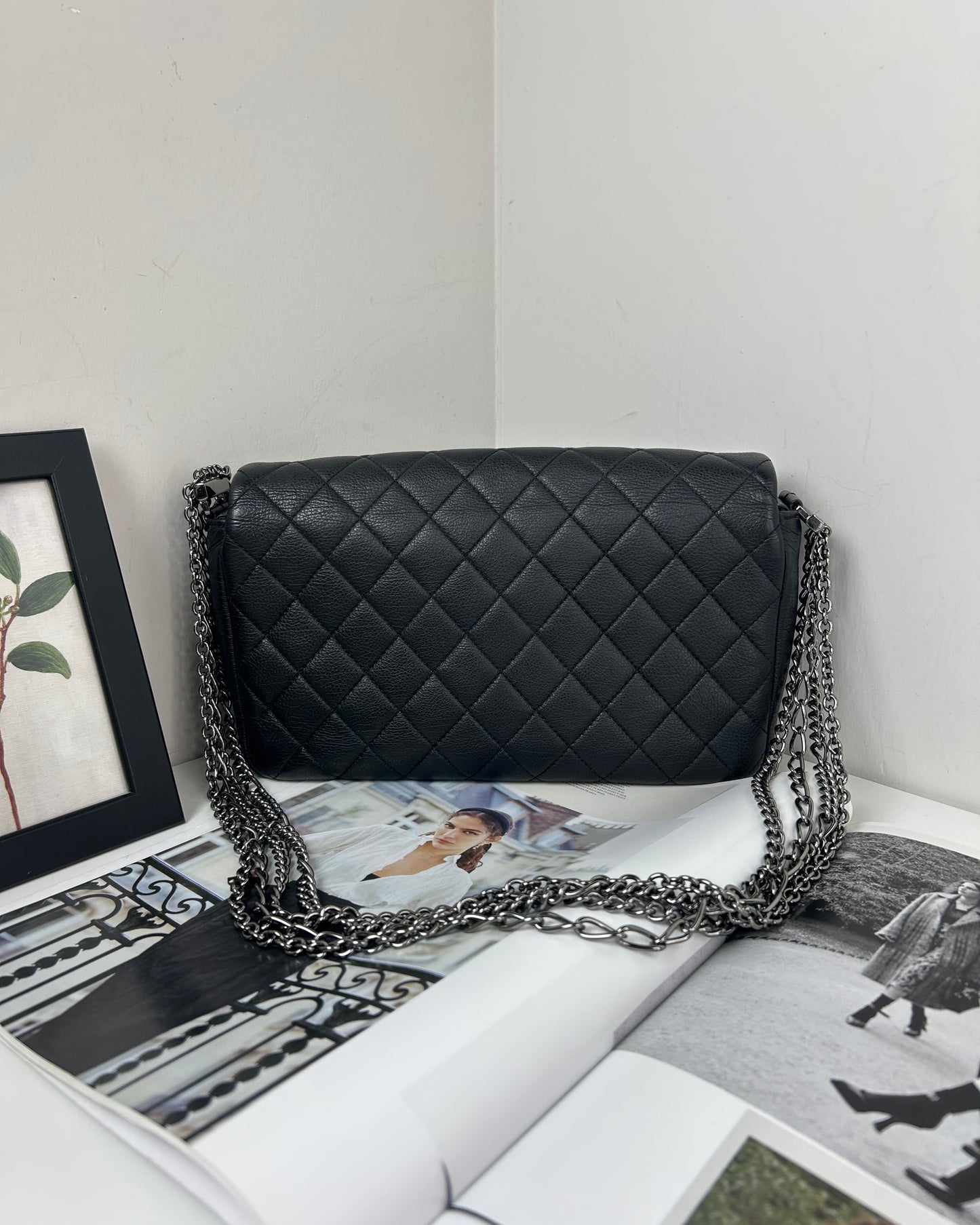 Multi Chain Flap Bag