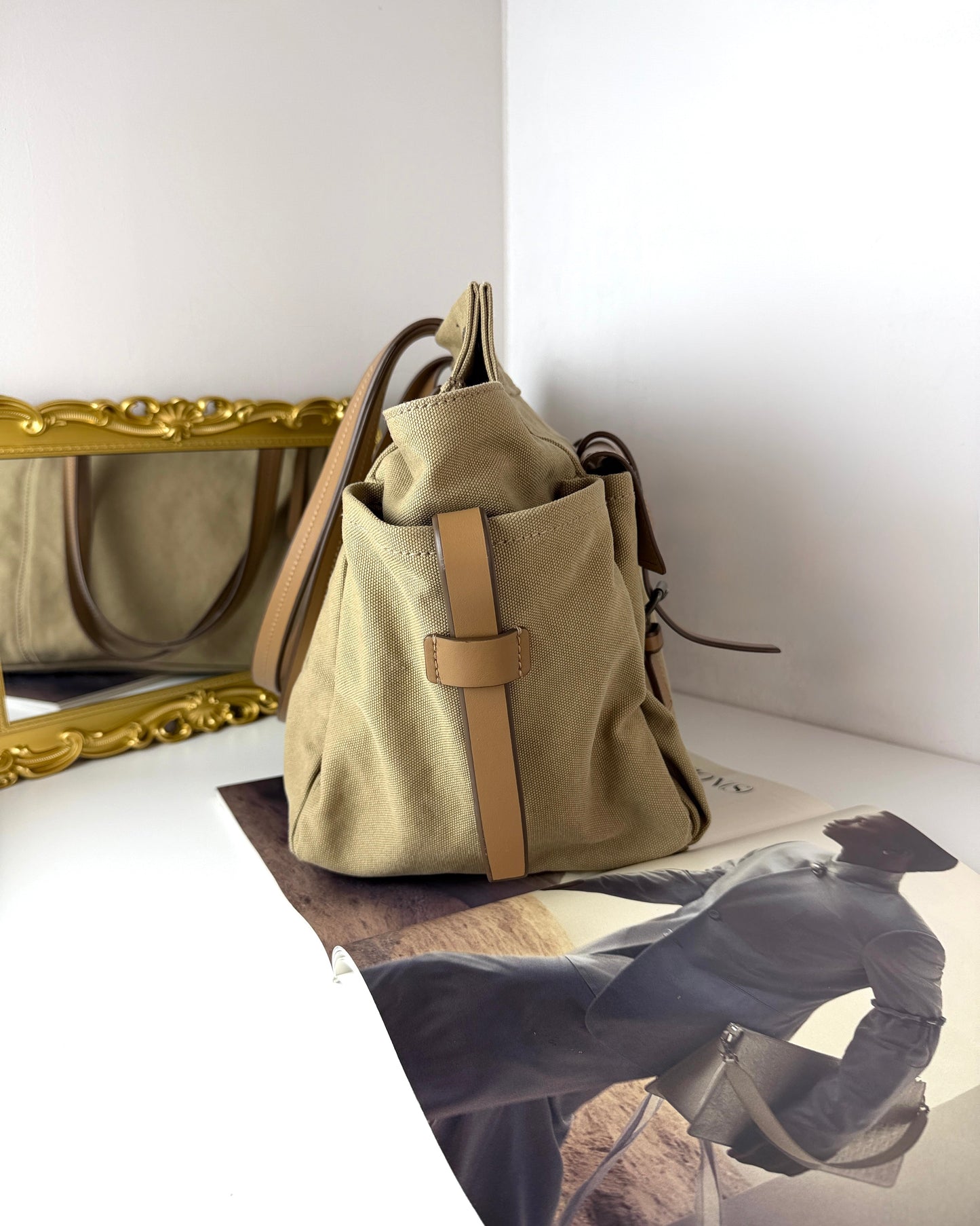 Route Canvas and Leather Tote Bag