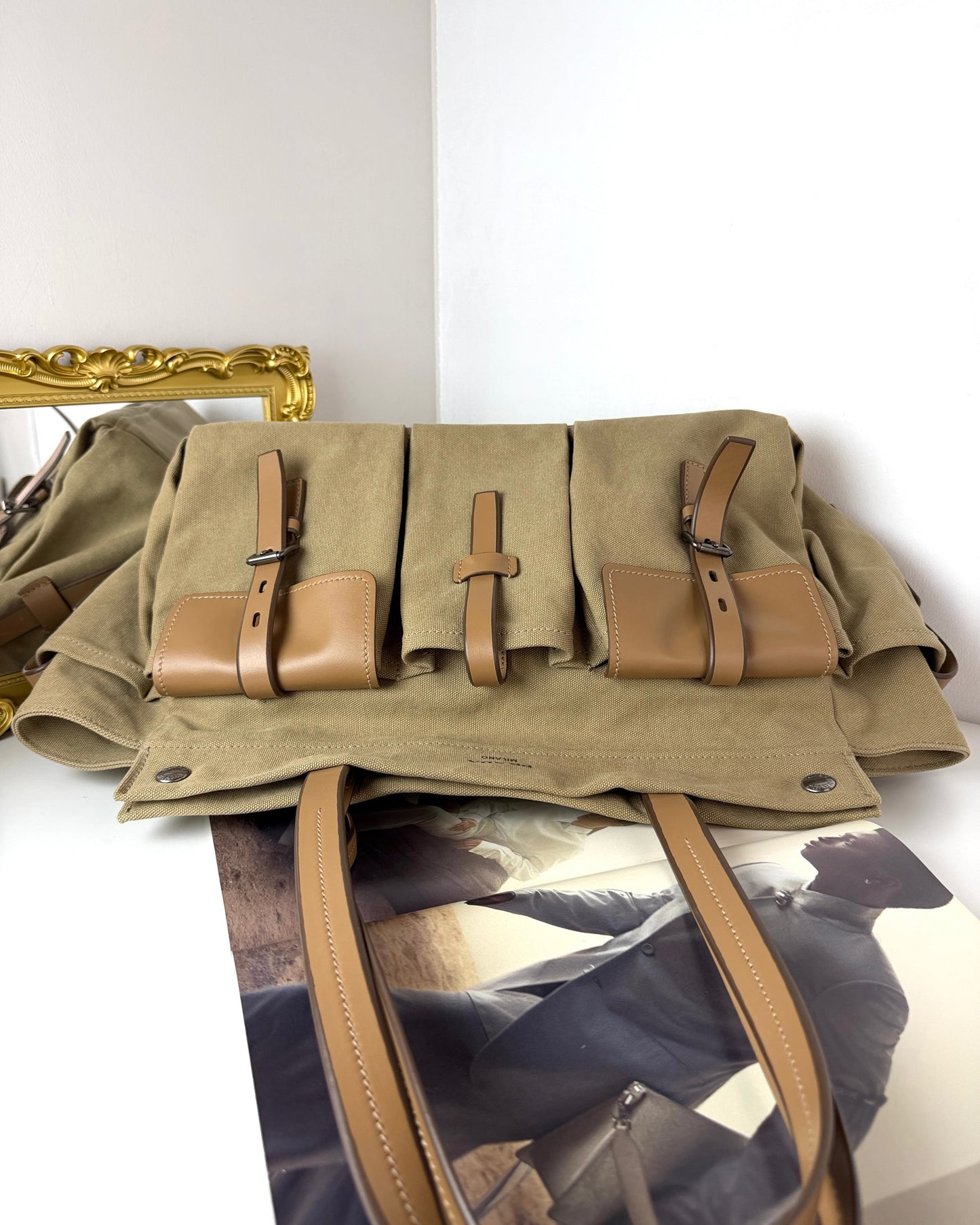 Route Canvas and Leather Tote Bag