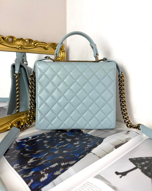 Rita Top Handle Flap Bag