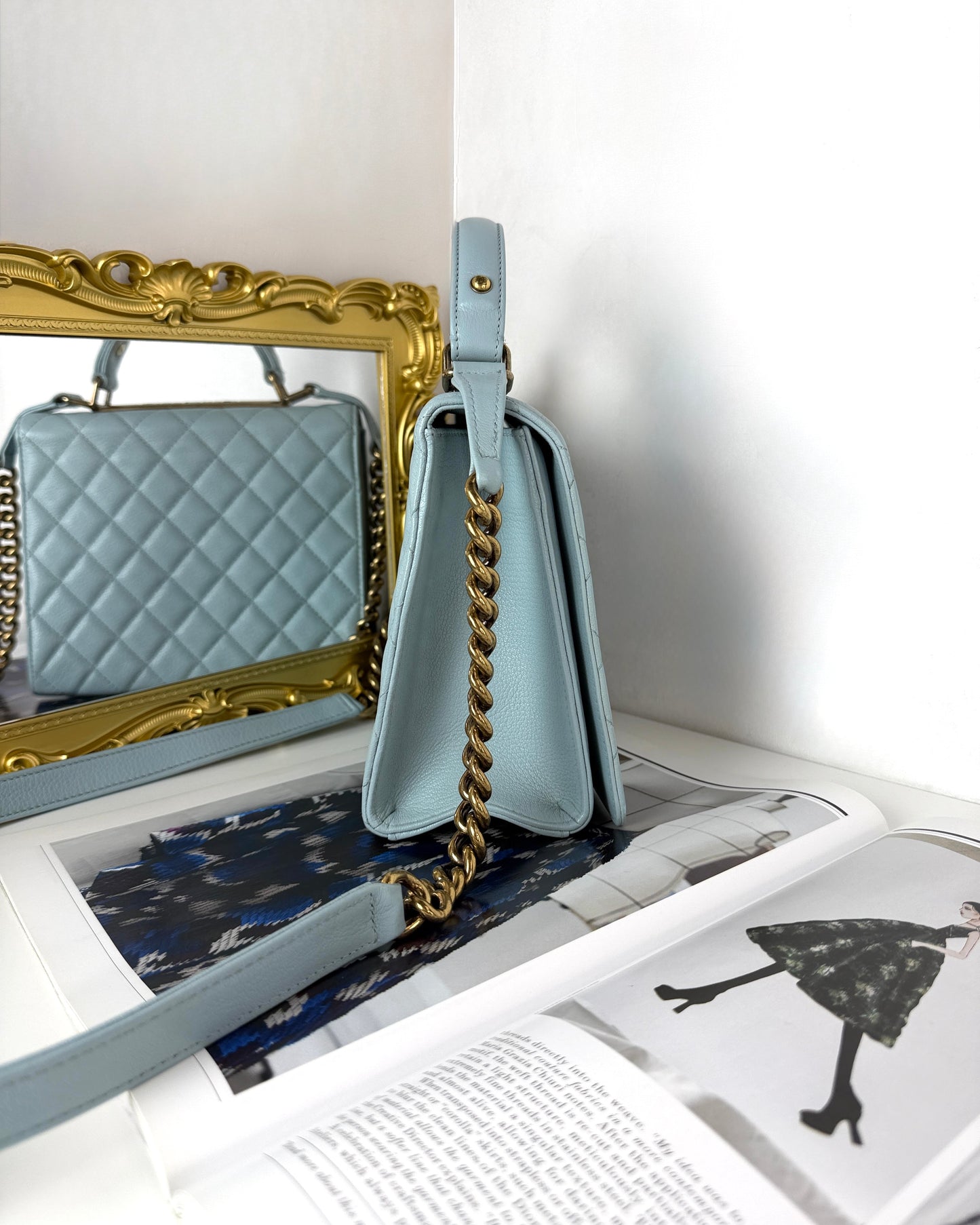 Rita Top Handle Flap Bag