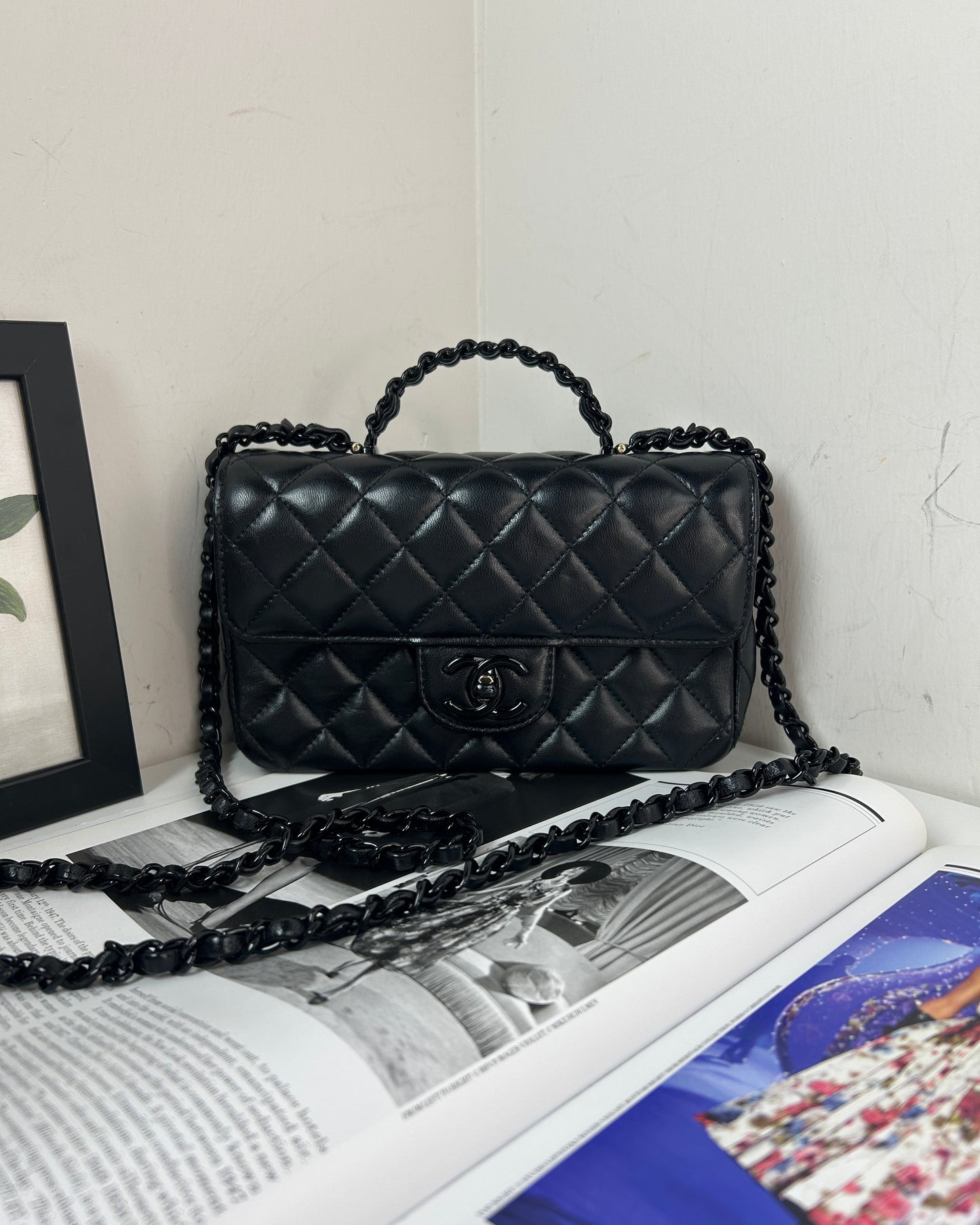 Top Handle Flap Bag