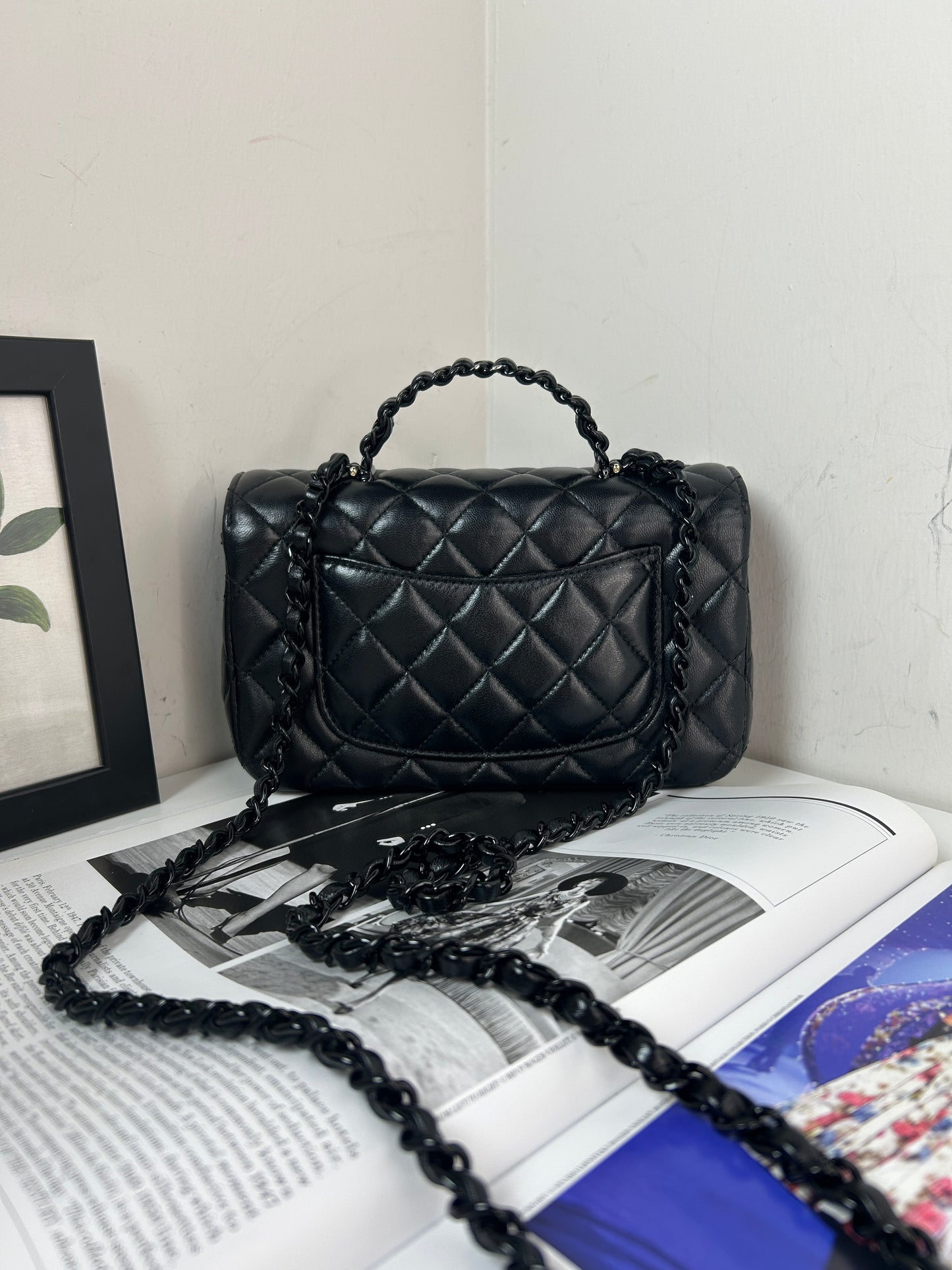 Top Handle Flap Bag