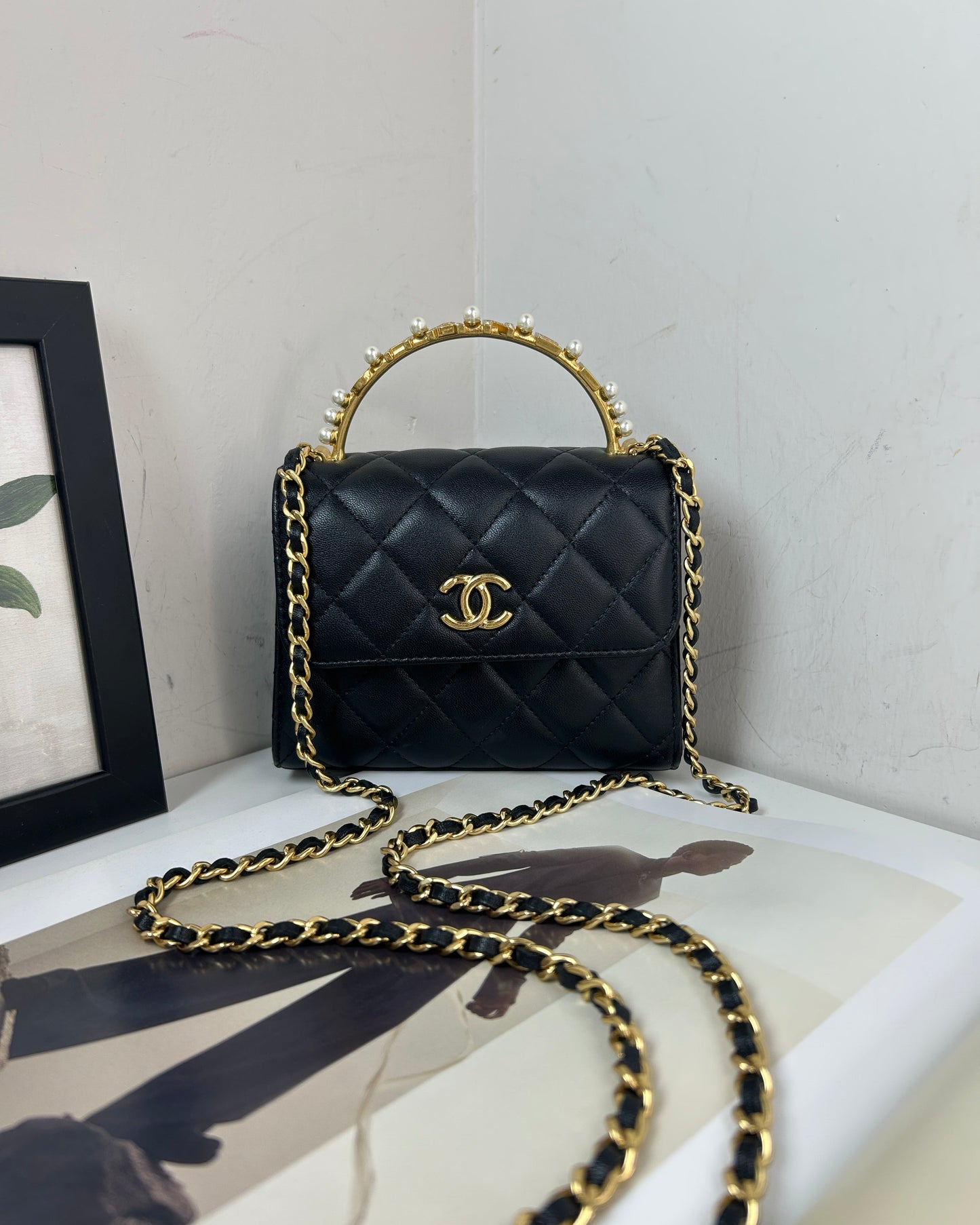 Mini Flap Bag with Top Handle