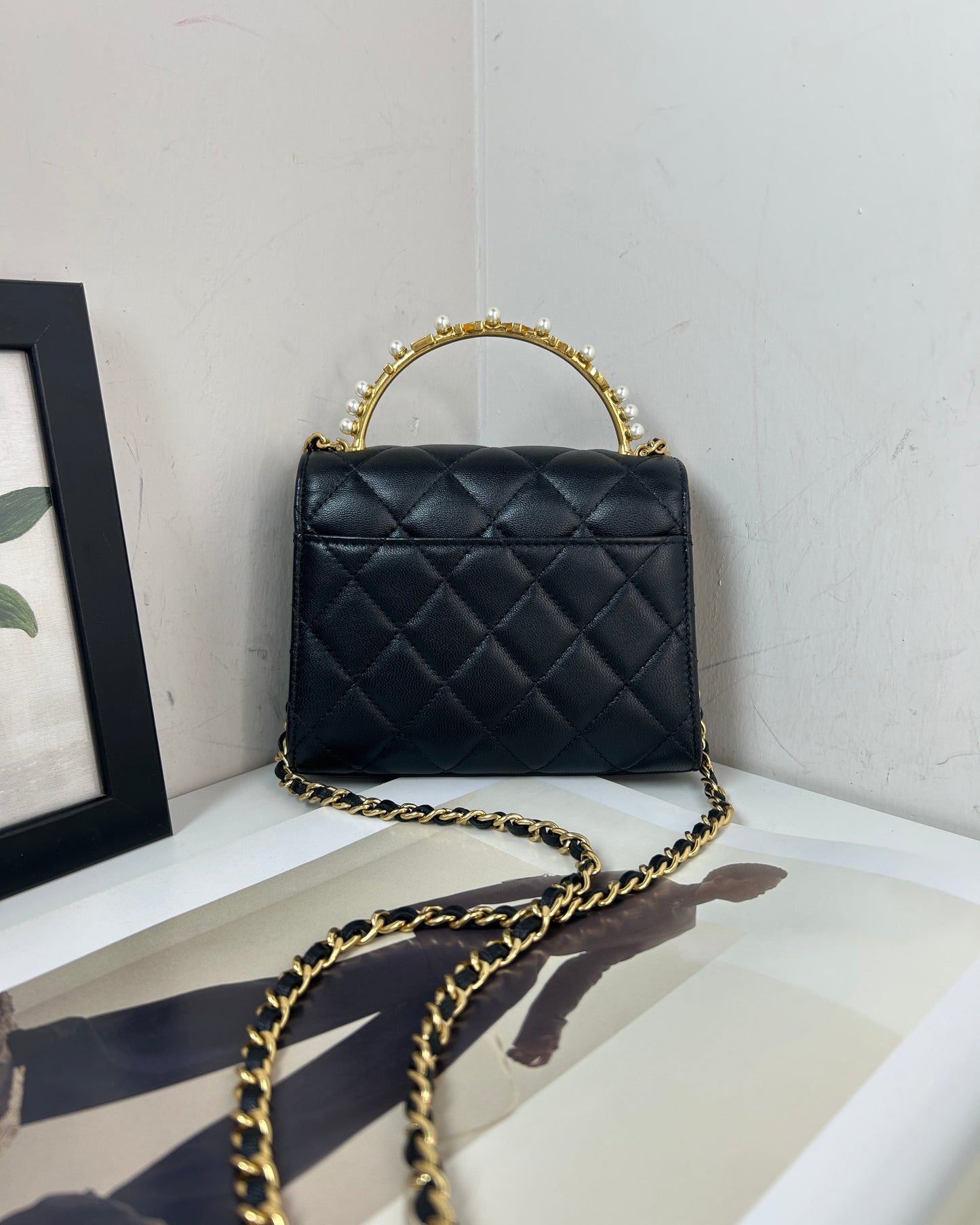 Mini Flap Bag with Top Handle
