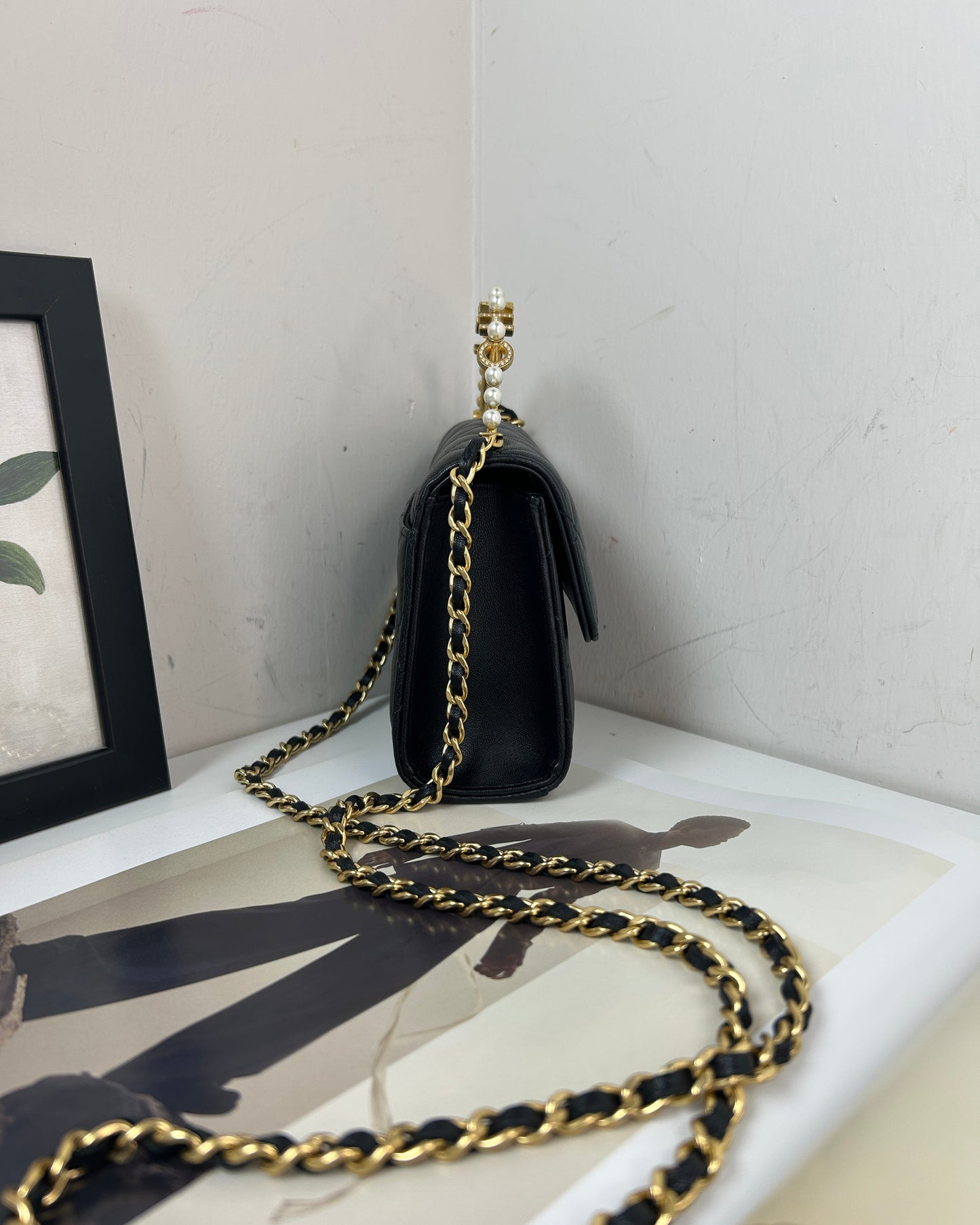 Mini Flap Bag with Top Handle
