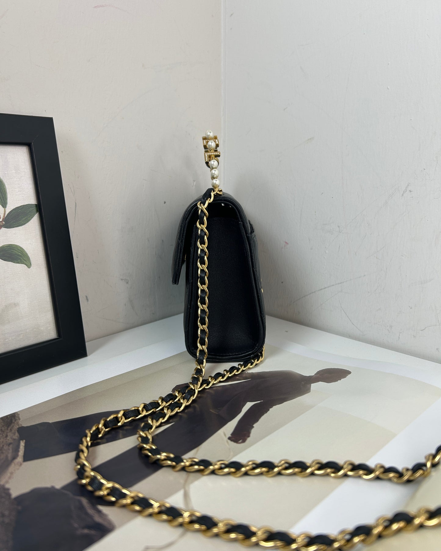 Mini Flap Bag with Top Handle