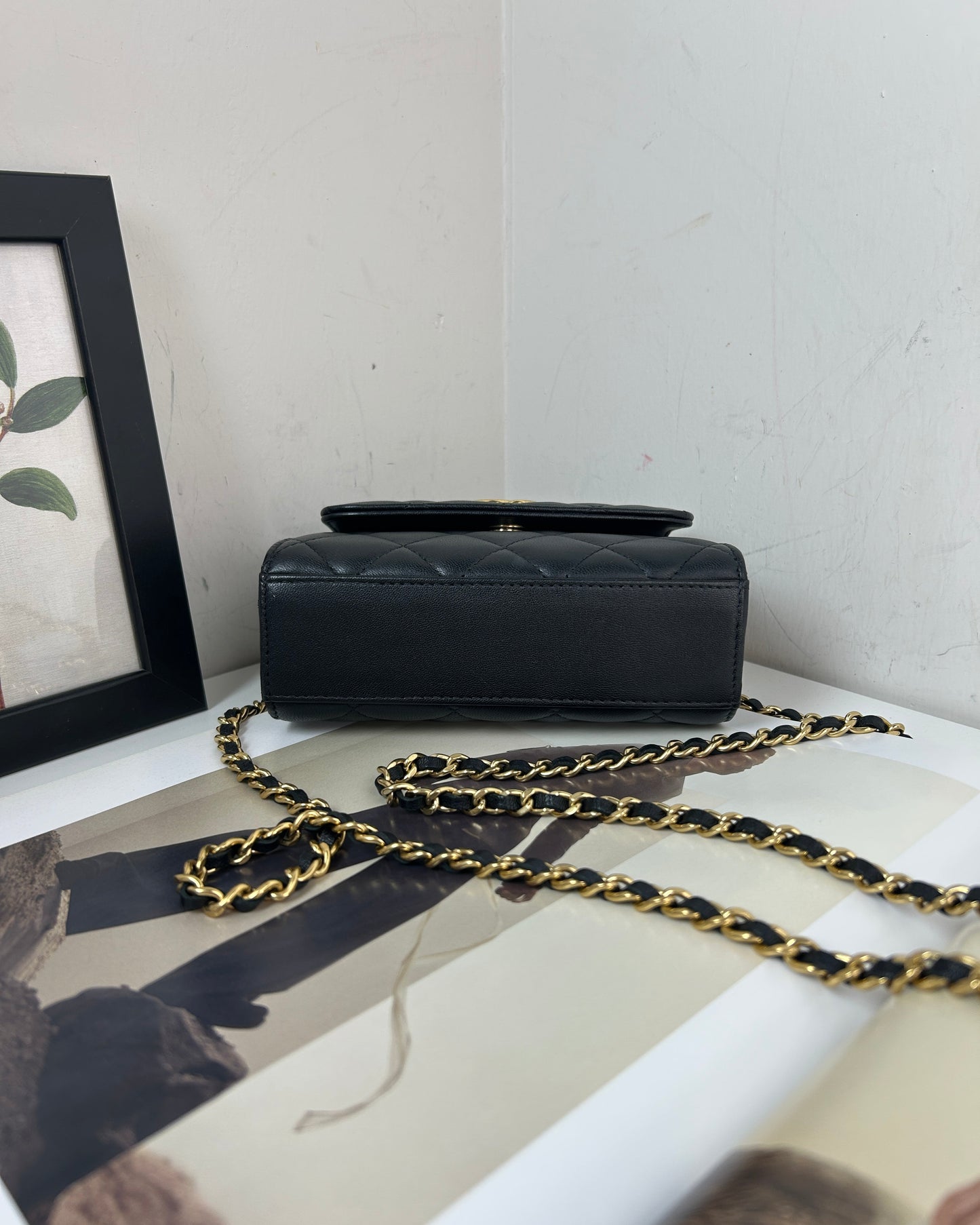 Mini Flap Bag with Top Handle