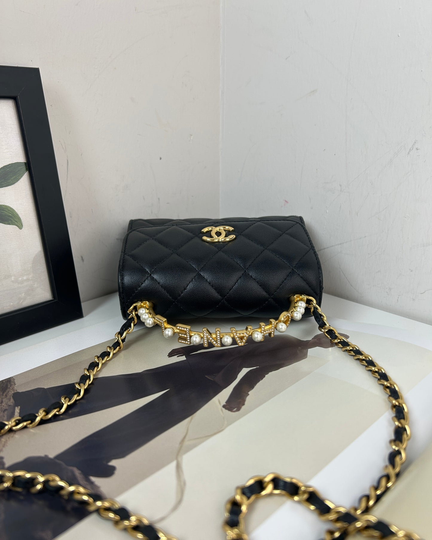 Mini Flap Bag with Top Handle