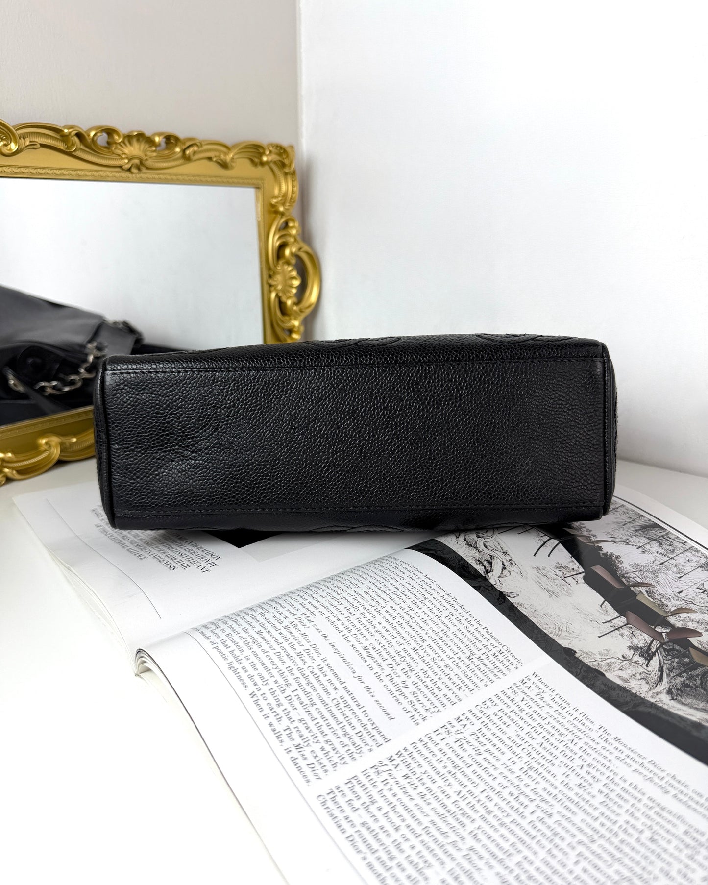 Triple CC Chain Tote Bag