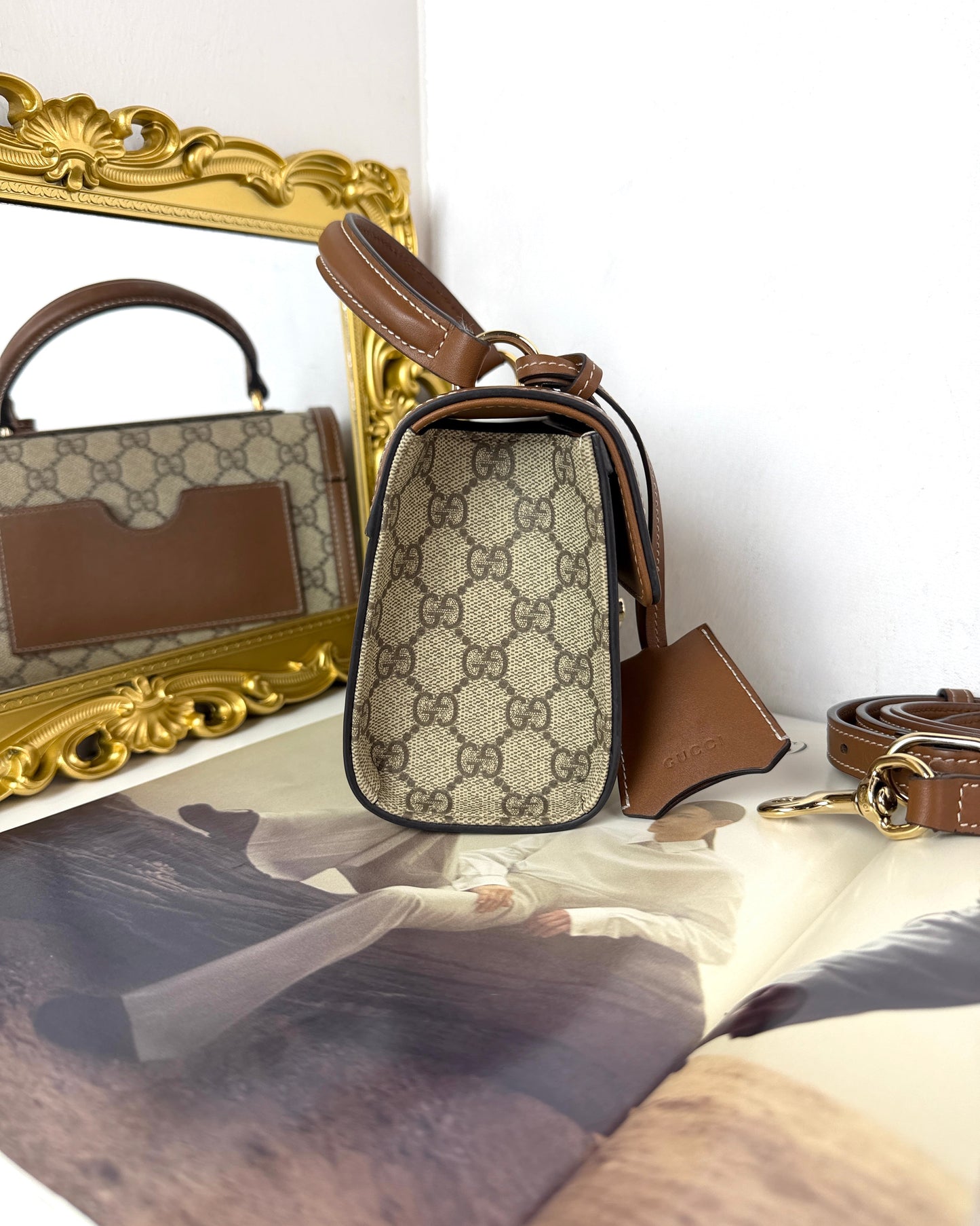 Padlock Small Top Handle Bag