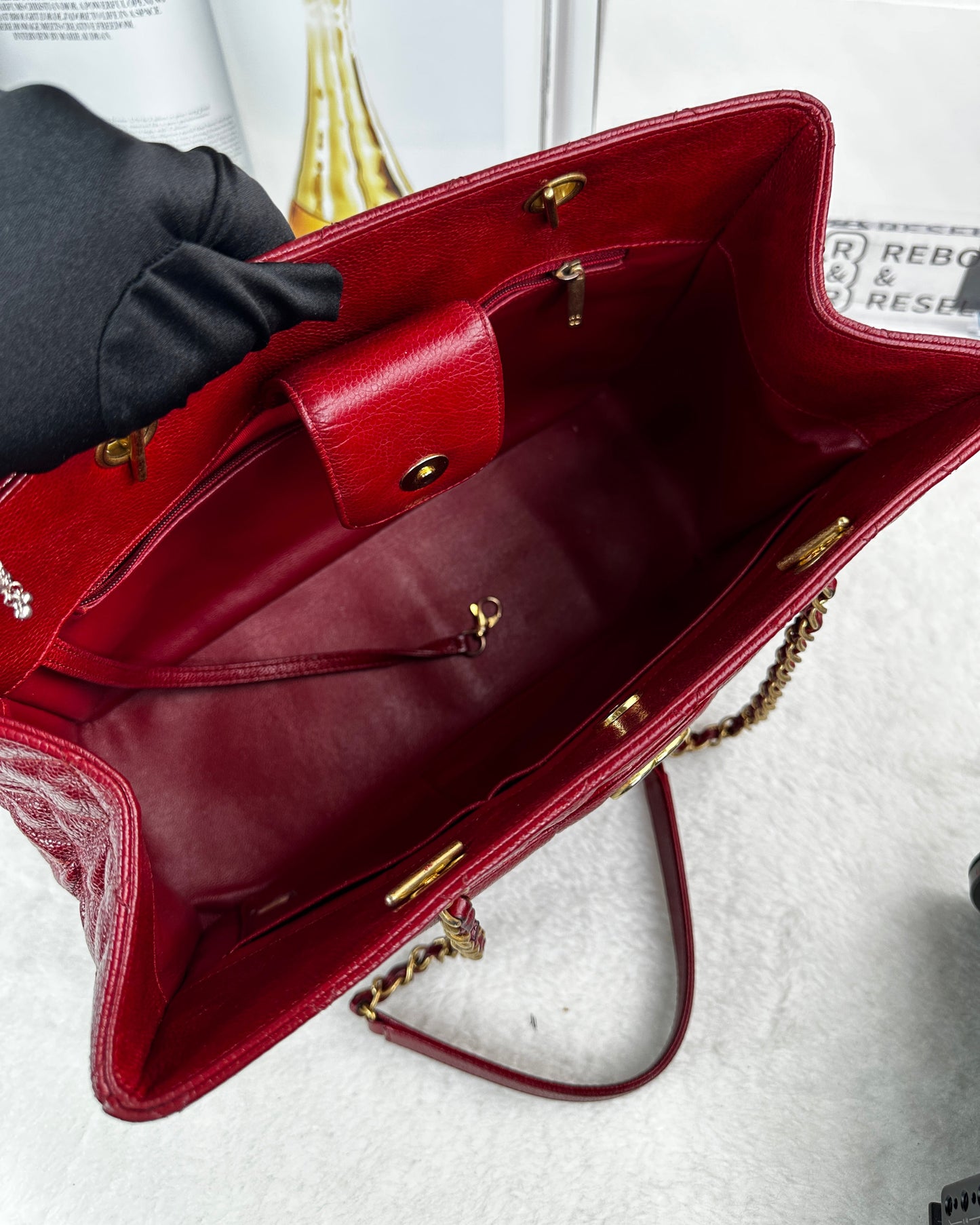 Two Tone Shopping Tote