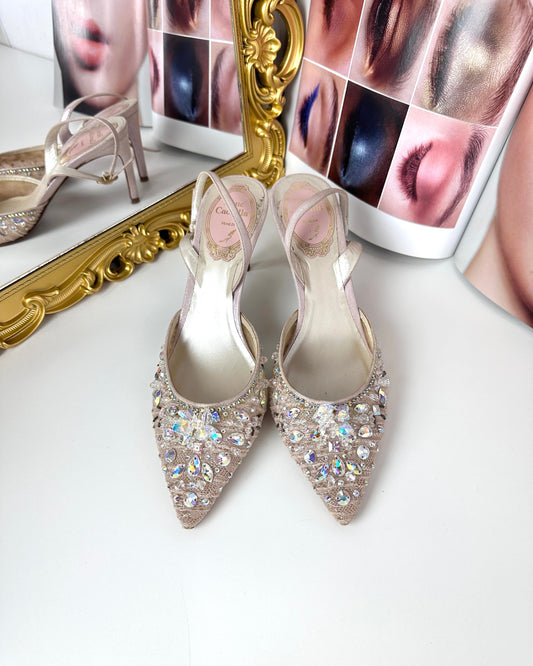Chandelier Slingback Pumps