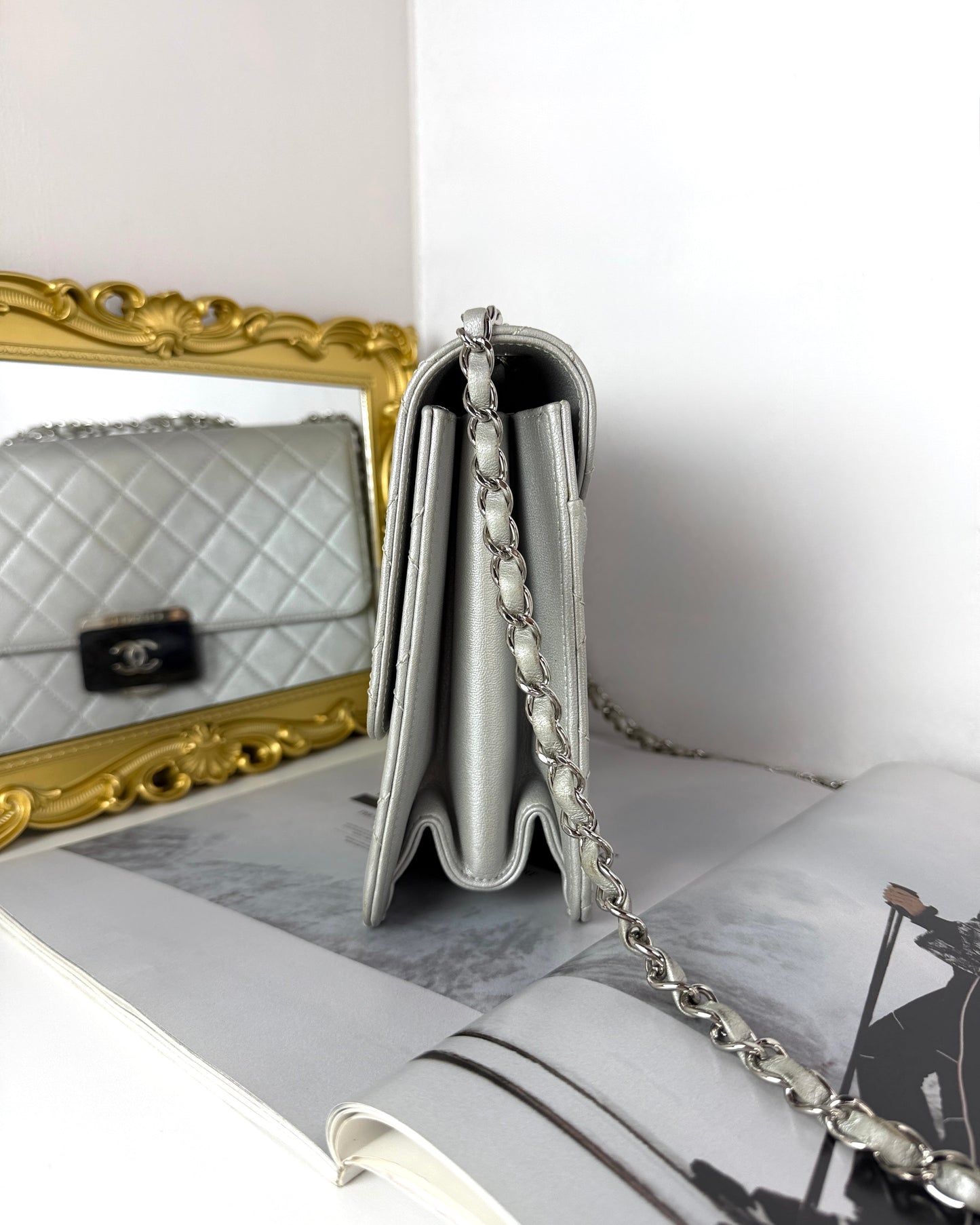 Beauty Lock Flap Bag