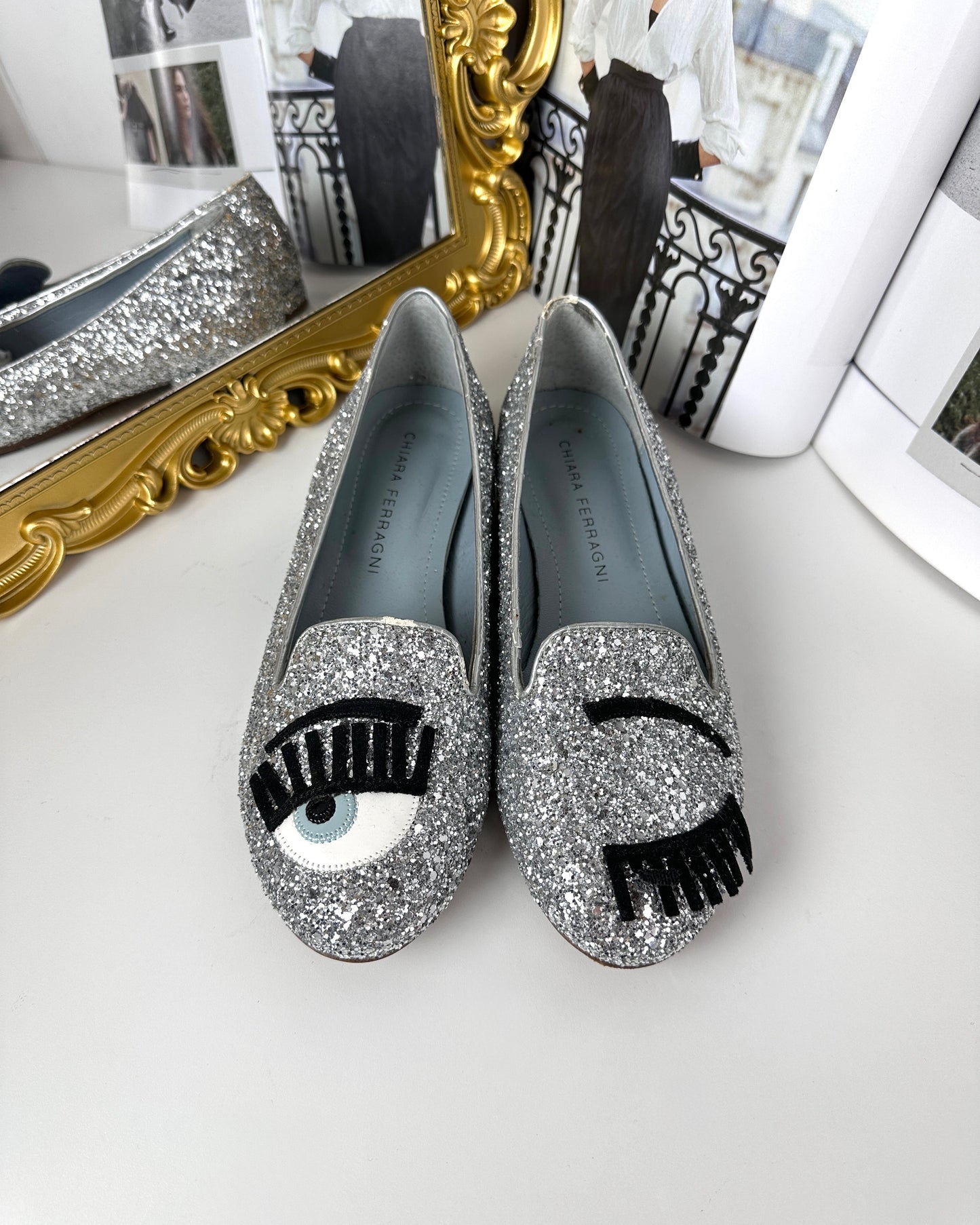 Flirting Glitter Loafers